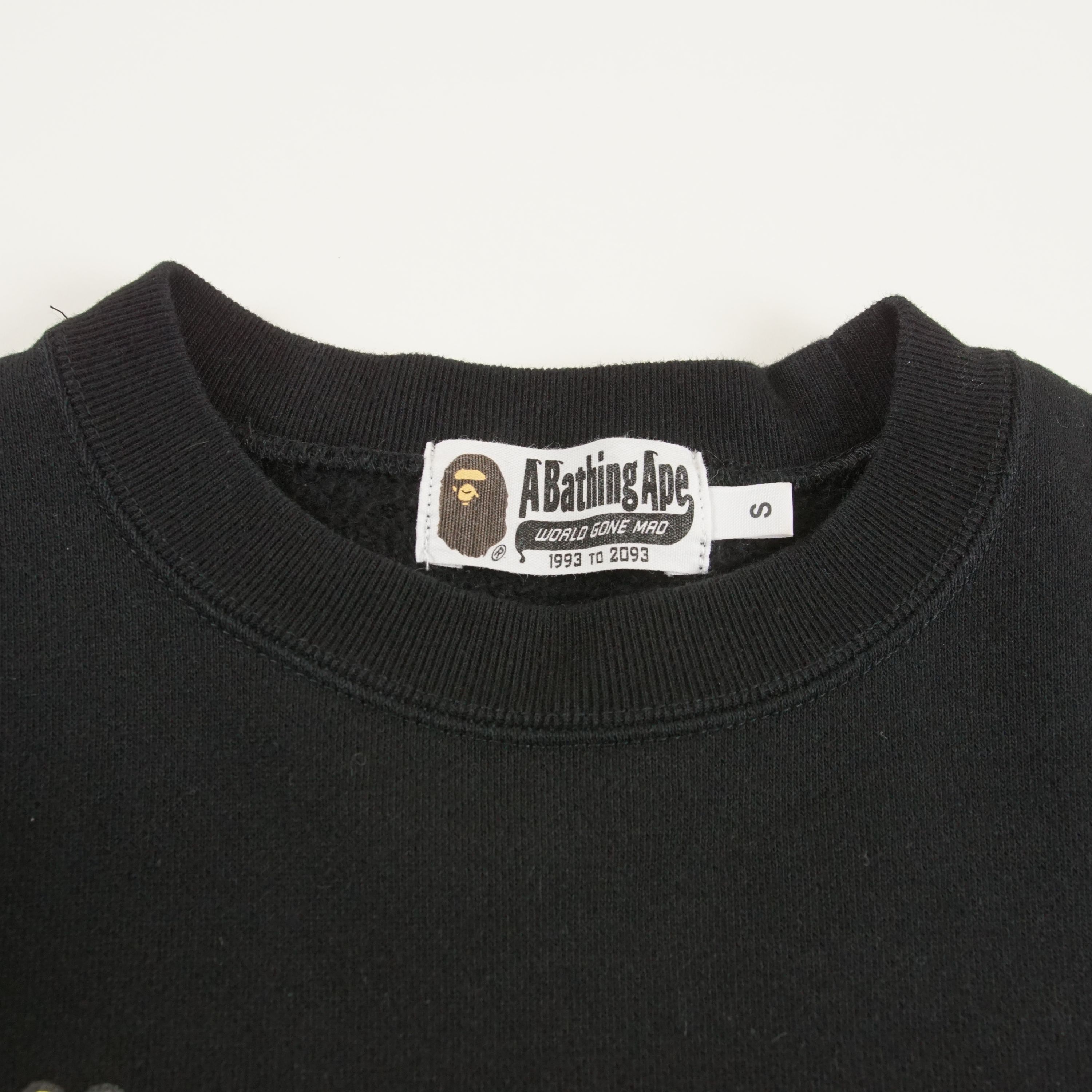 Bape × Kid Cudi BAPE x Kid Cudi Baby Milo Black Crewneck Pullover Small Size US S / EU 44-46 / 1 - 6 Thumbnail