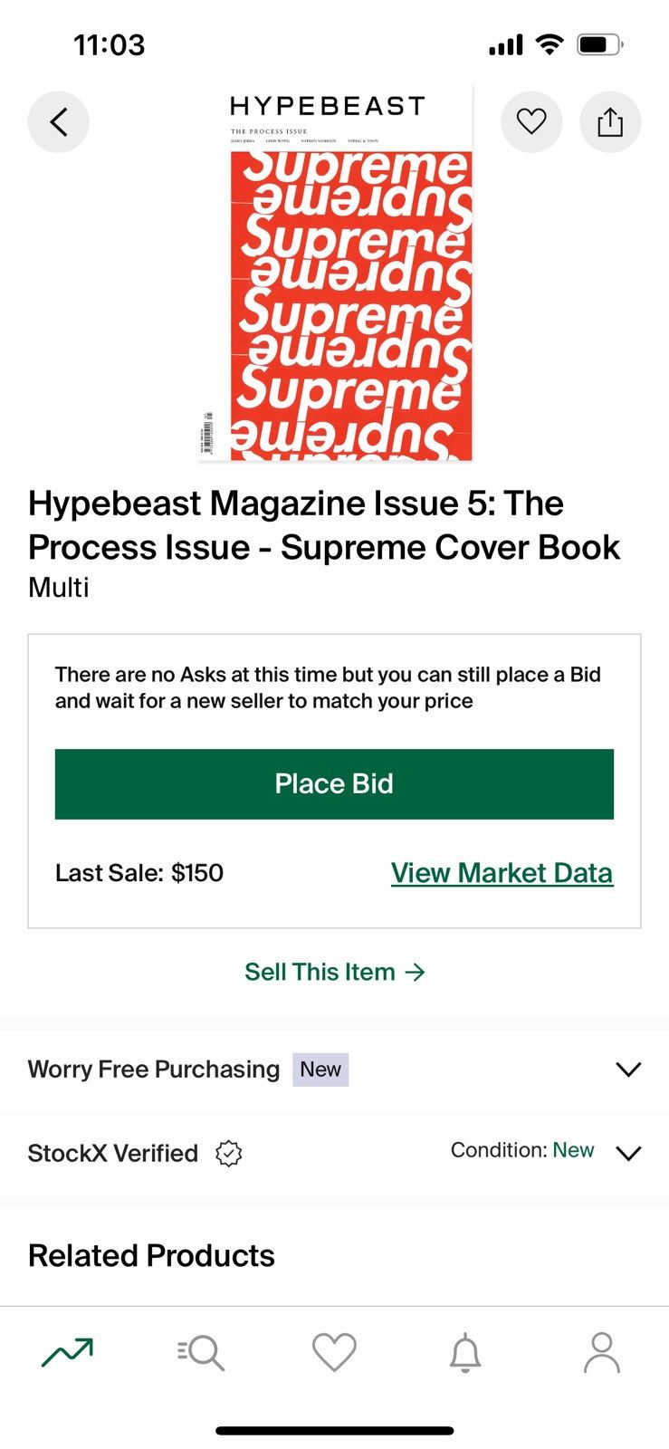 Hypebeast Hypebeast Supreme Cover Magazine Size ONE SIZE - 3 Thumbnail