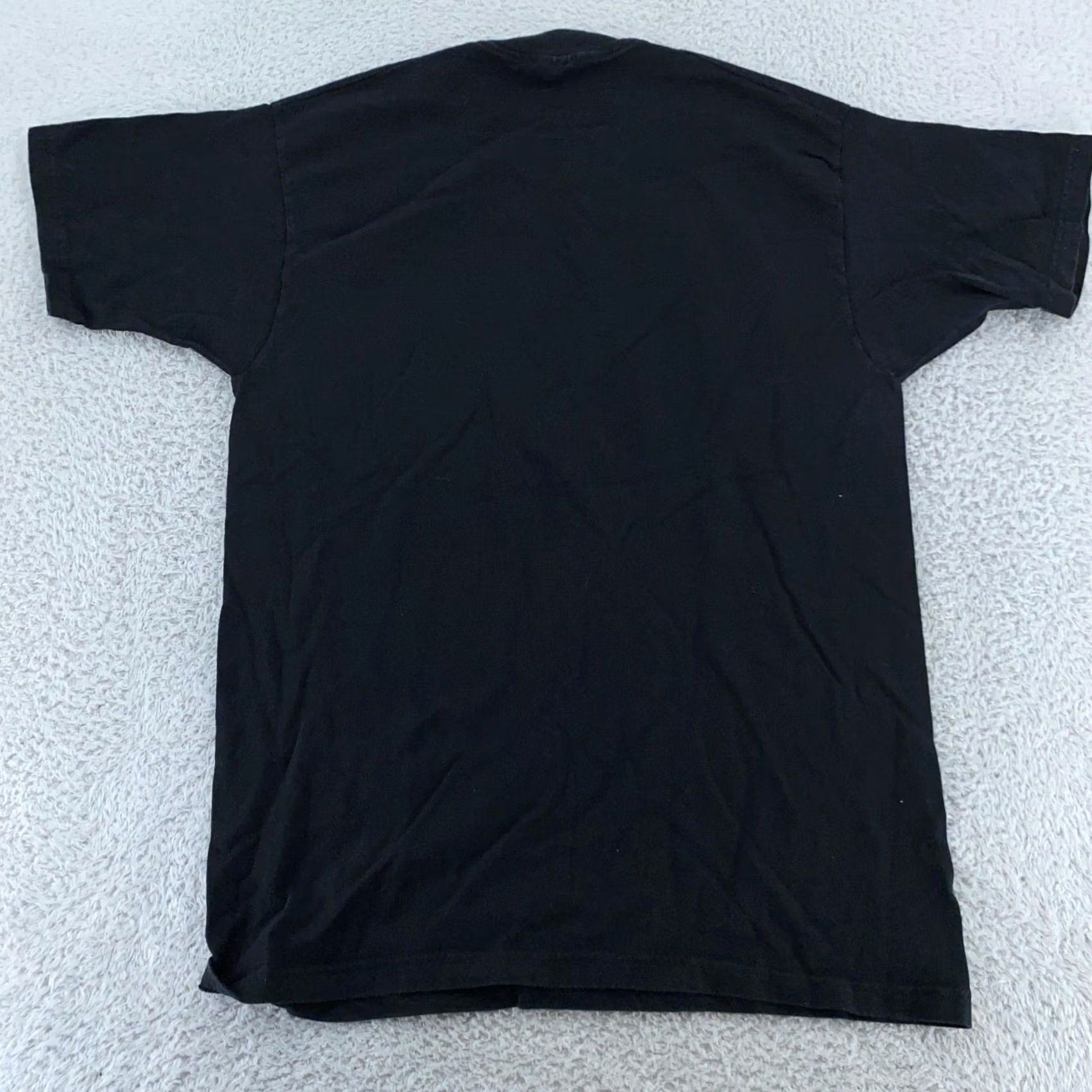 Vintage VINTAGE 90s Black Cotton Crewneck T-Shirt Mens Medium/Large Basic Tee Size US M / EU 48-50 / 2 - 4 Thumbnail