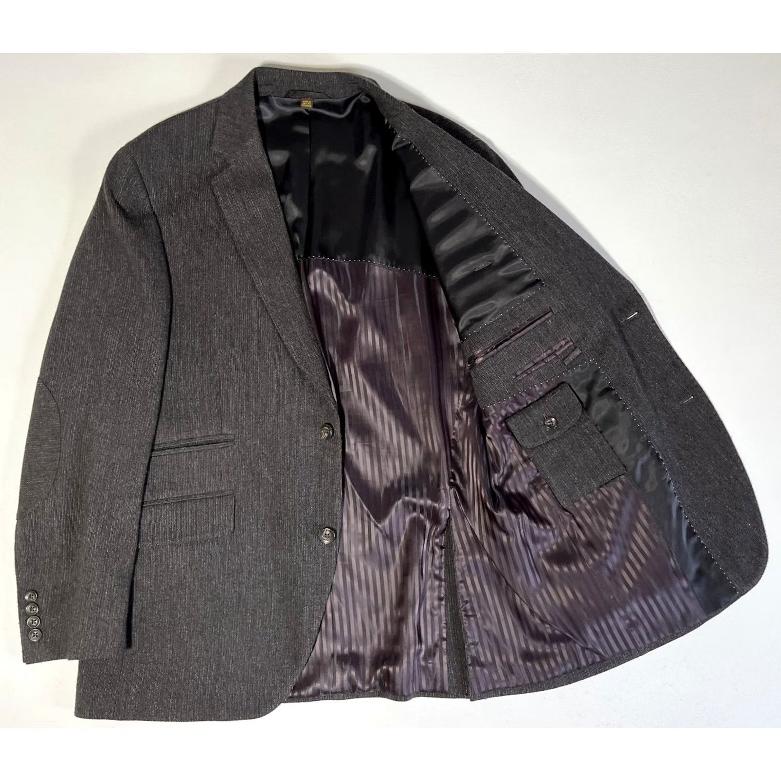 Vintage Men's Kroon Luxury Blazer Jacket Wool Cashmere Blend Elbow Patches Sz 40 R Size 40R - 4 Thumbnail