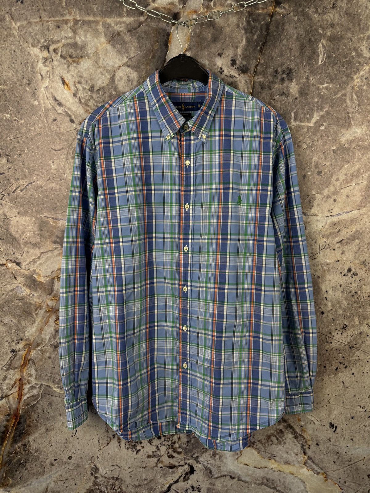 Polo Ralph Lauren Polo Ralph Lauren Men’s Plaid Button Down Shirt Long Sleeve Size US XL / EU 56 / 4 - 1 Thumbnail
