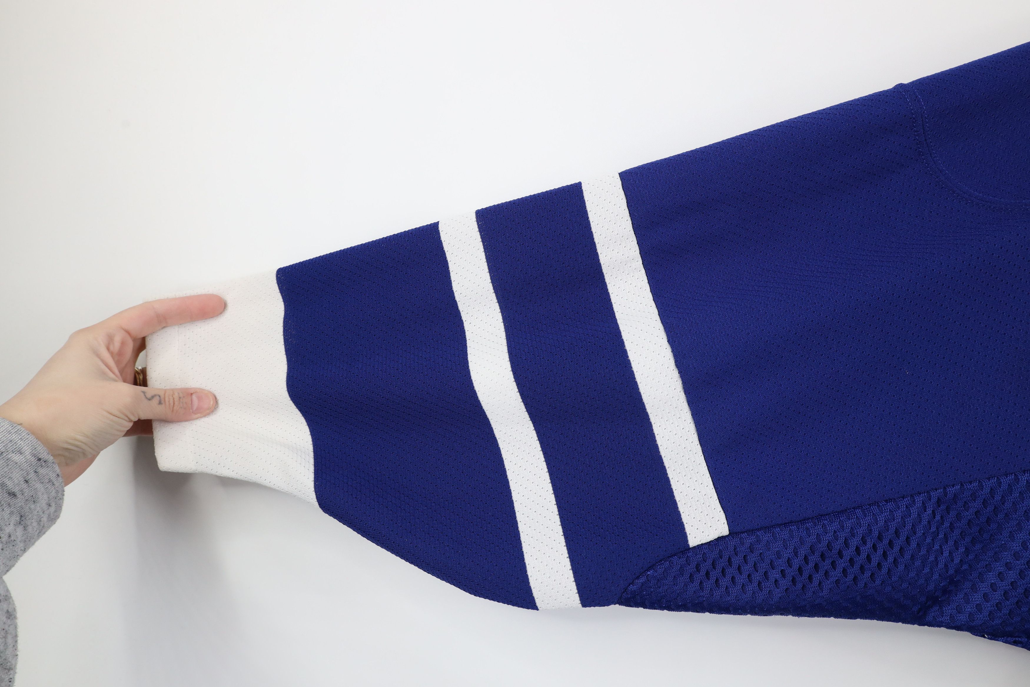 Vintage Vintage 90s CCM English Old Time Hockey Jersey Blue White Size US XL / EU 56 / 4 - 6 Thumbnail