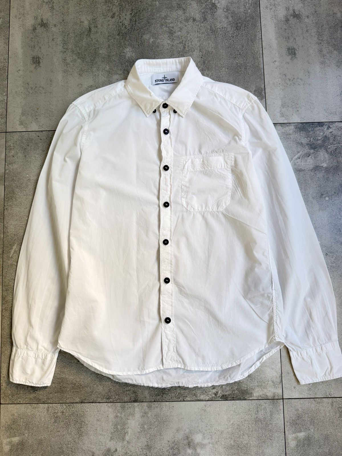 Stone Island Stone Island vintage white shirt Size US M / EU 48-50 / 2 - 1 Thumbnail