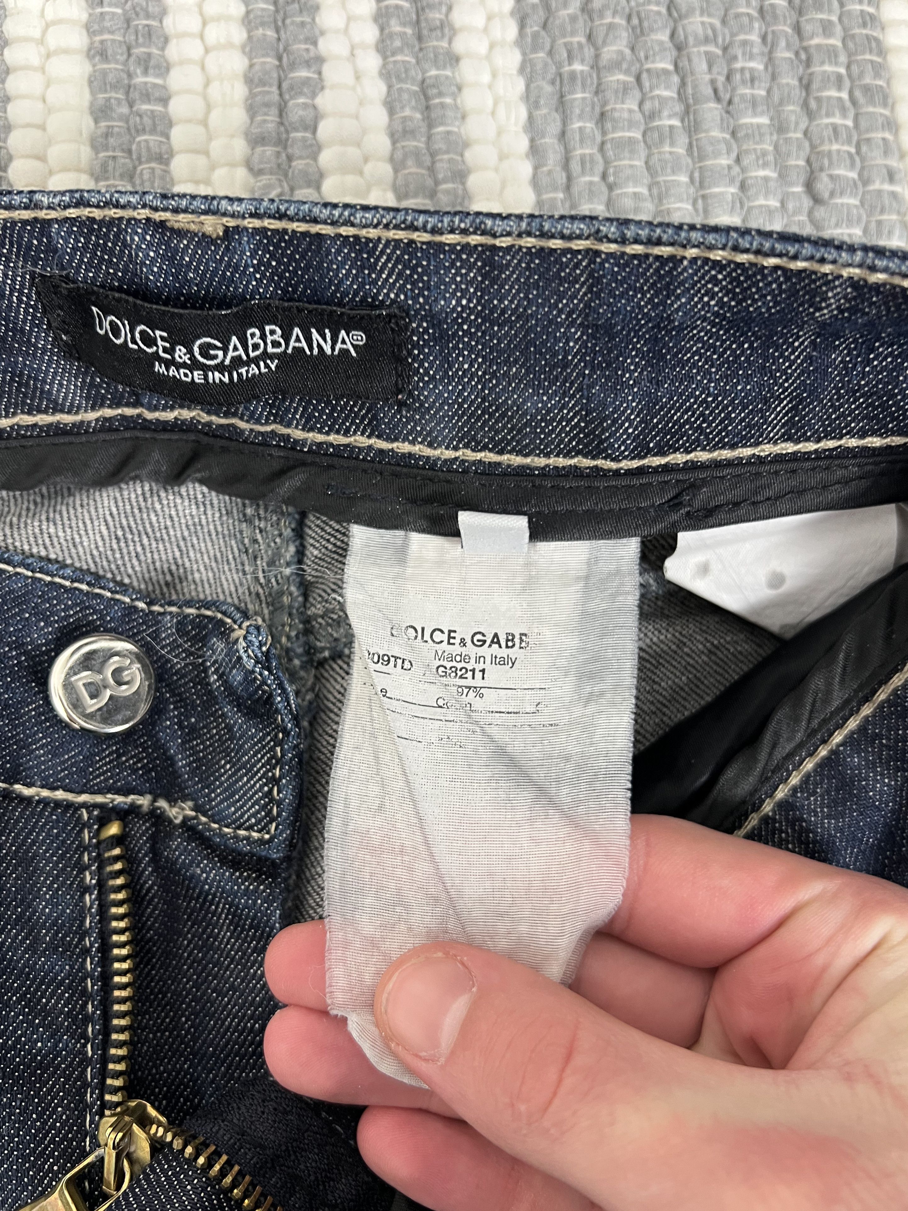 Dolce & Gabbana Dolce & Gabbana D&G Denim Pants Jeans Skinny Size 27" / US 4 / IT 40 - 7 Thumbnail