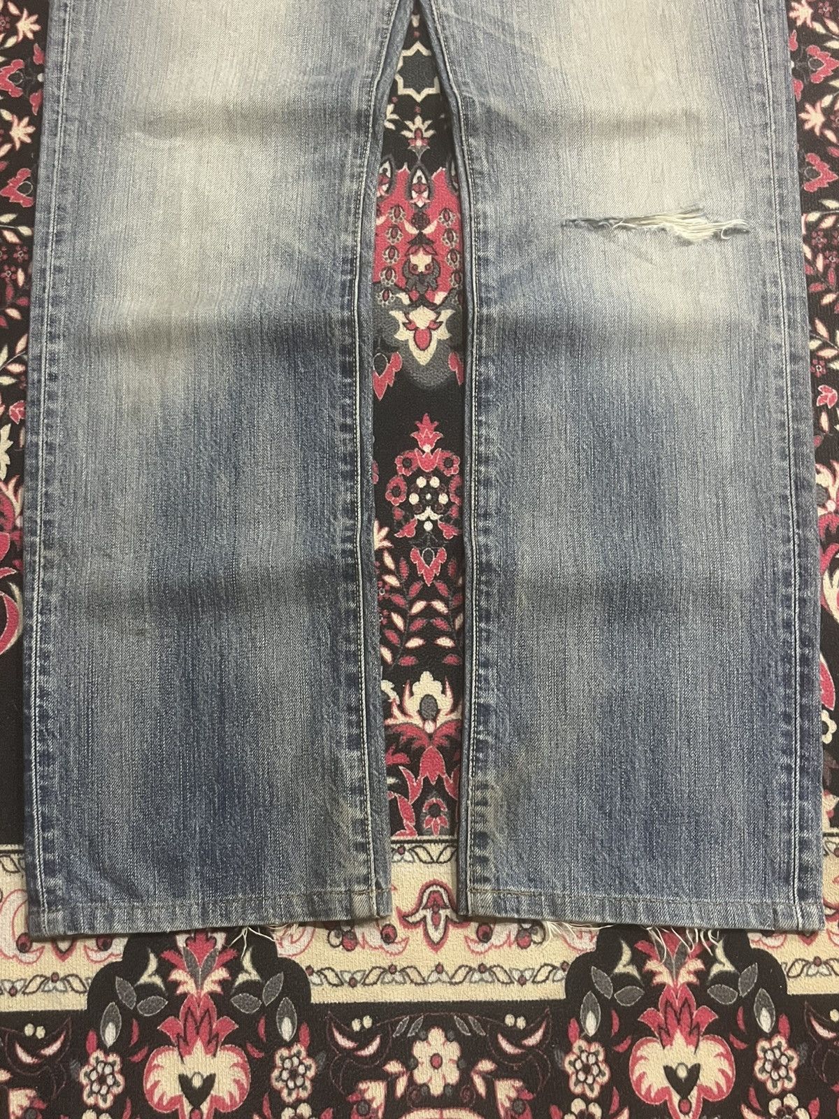 Jil Sander × Uniqlo Uniqlo Faded Washed Distressed Regular Straight Jeans Size US 31 - 9 Thumbnail