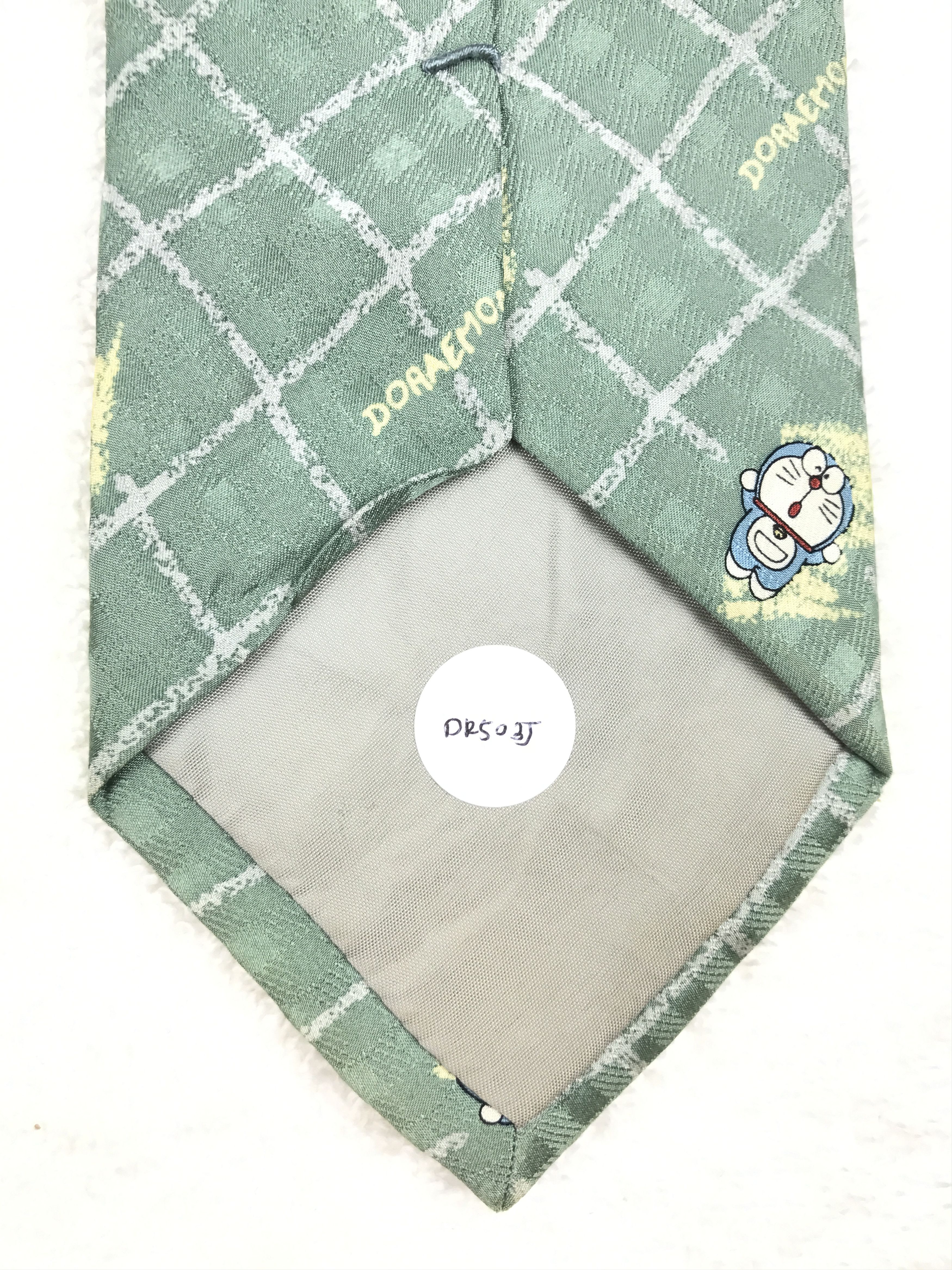 Designer × Vintage Vintage Doraemon Silk Necktie Size ONE SIZE - 9 Thumbnail