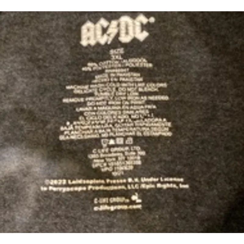 Other Rock Band High Voltage Tie Dye Graphic Tee Black AC/DC 3X Size 3XL / US 20-22 - 4 Thumbnail