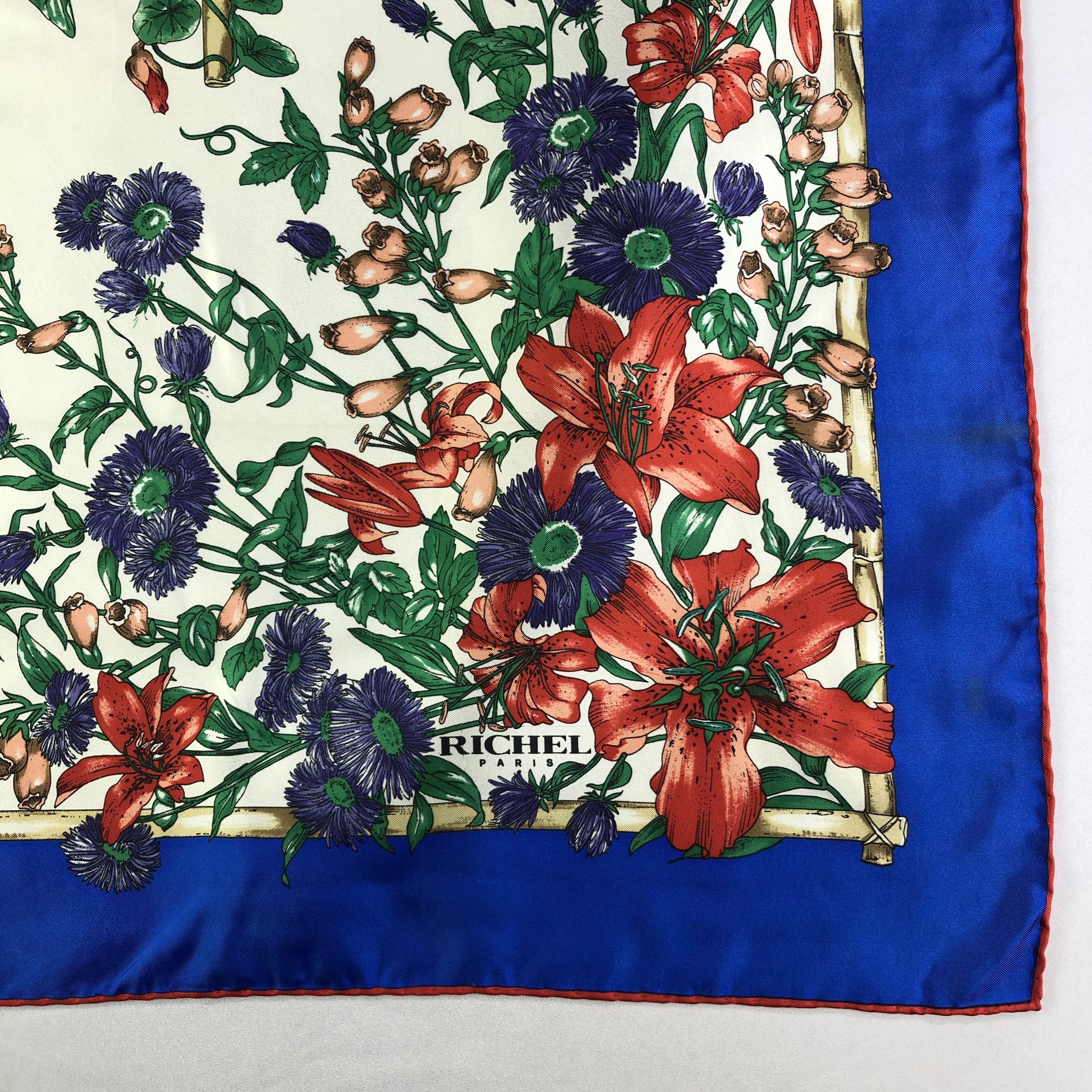 Vintage Vintage Richel Paris Silk Scarf Size ONE SIZE - 3 Thumbnail
