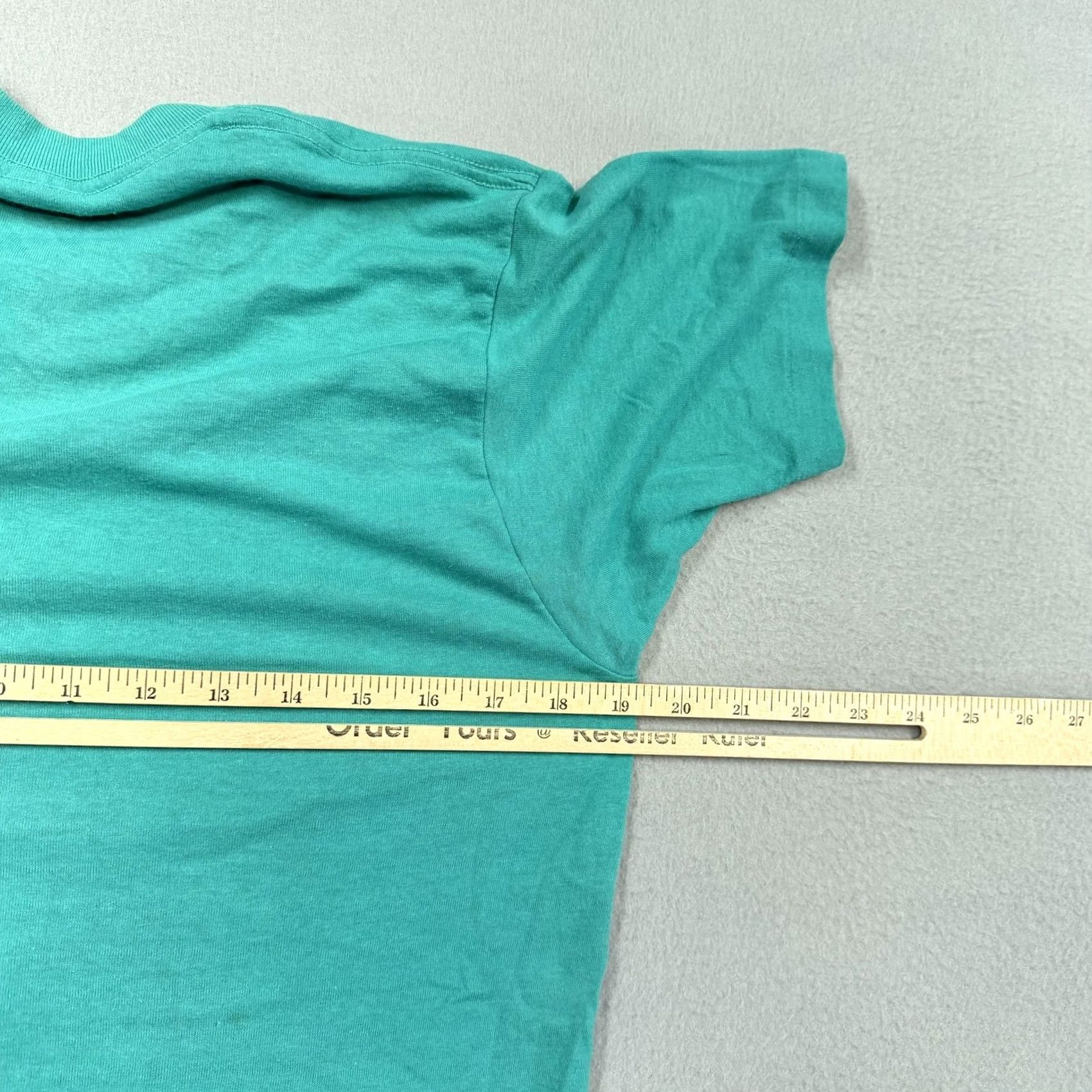 Vintage Vintage 50/50 Shirt Mens M Green Graphic Tee Short Sleeve Crew Neck 90s Size US M / EU 48-50 / 2 - 5 Thumbnail