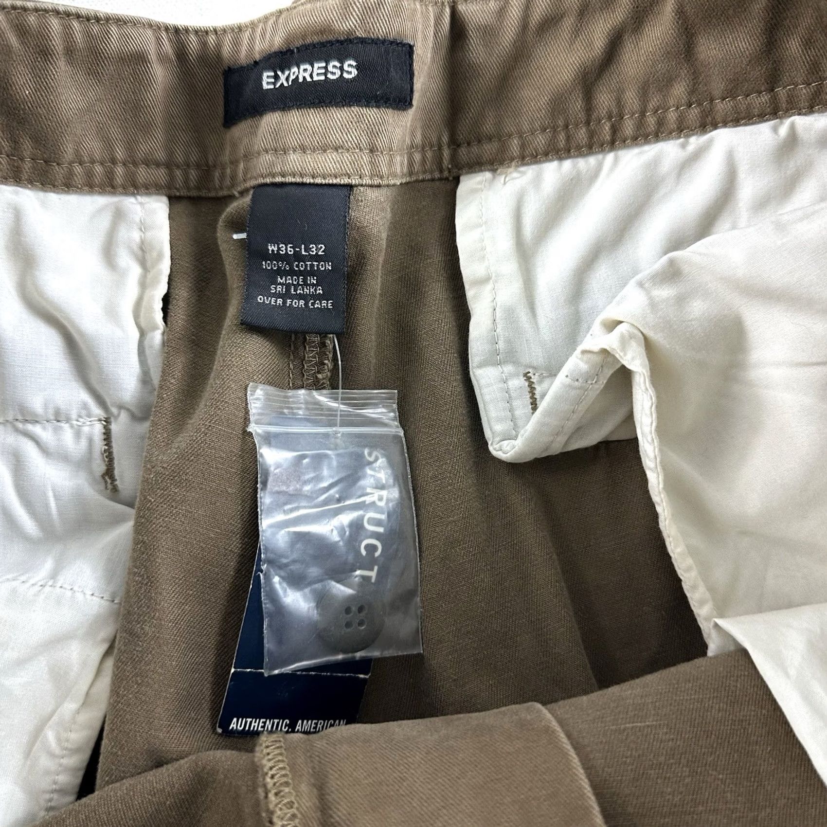 Express Express Cargo Pants Mens 36x32 Loose Fit Pockets Outdoor Casual Relaxed Workwear Size US 36 / EU 52 - 8 Thumbnail
