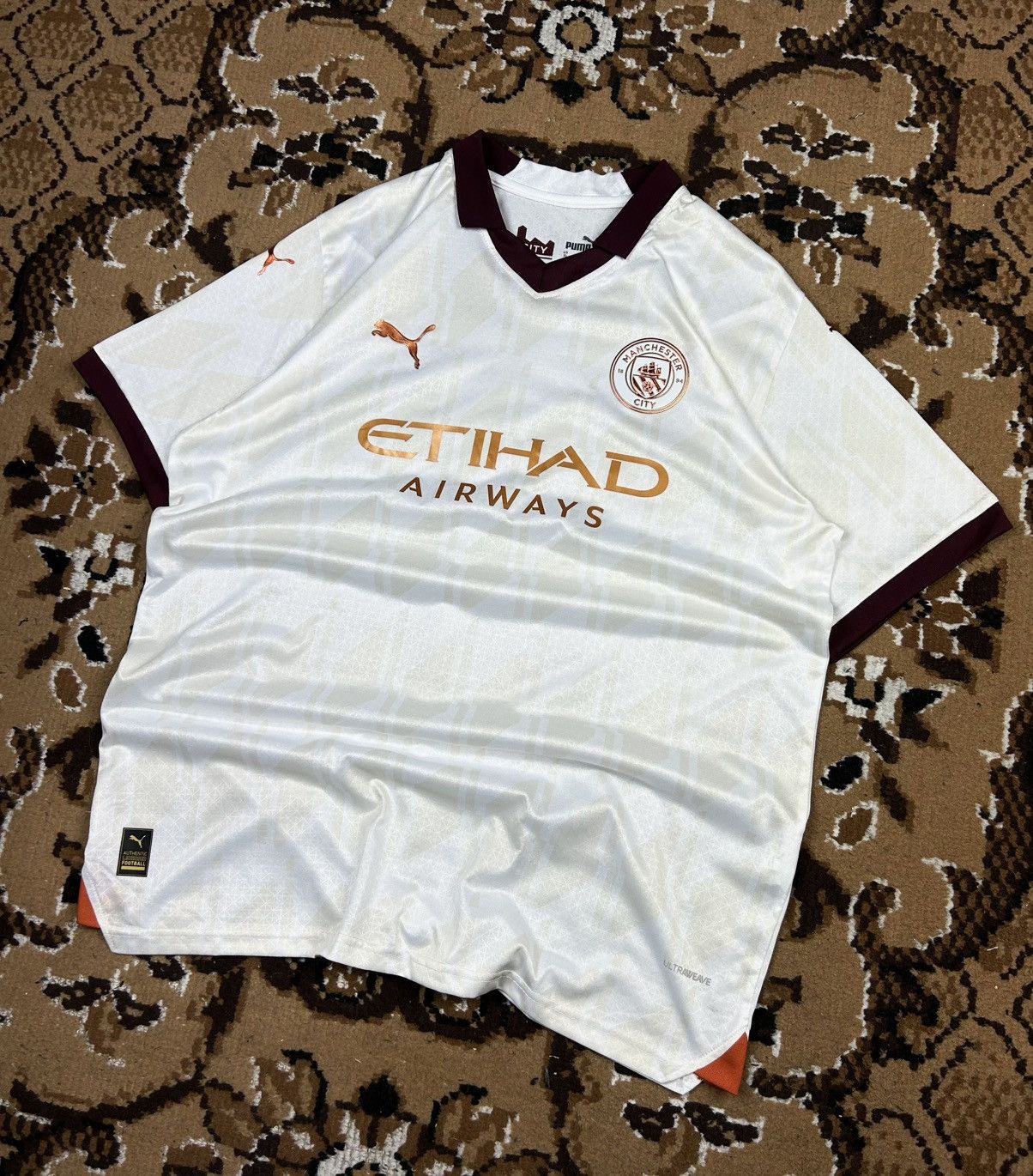 Puma rare Puma Manchester City Away Soccer Jersey 23/24 Size US XL / EU 56 / 4 - 2 Thumbnail