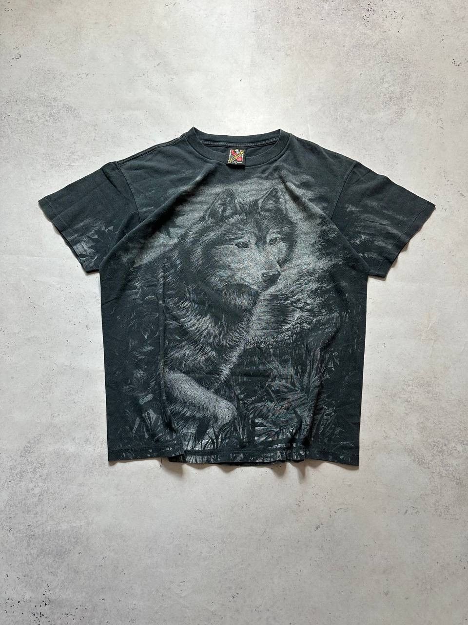 Vintage Vintage 3D Emblem Wolf Made In USA Boxy T-shirt Y2K L Size US L / EU 52-54 / 3 - 1 Thumbnail