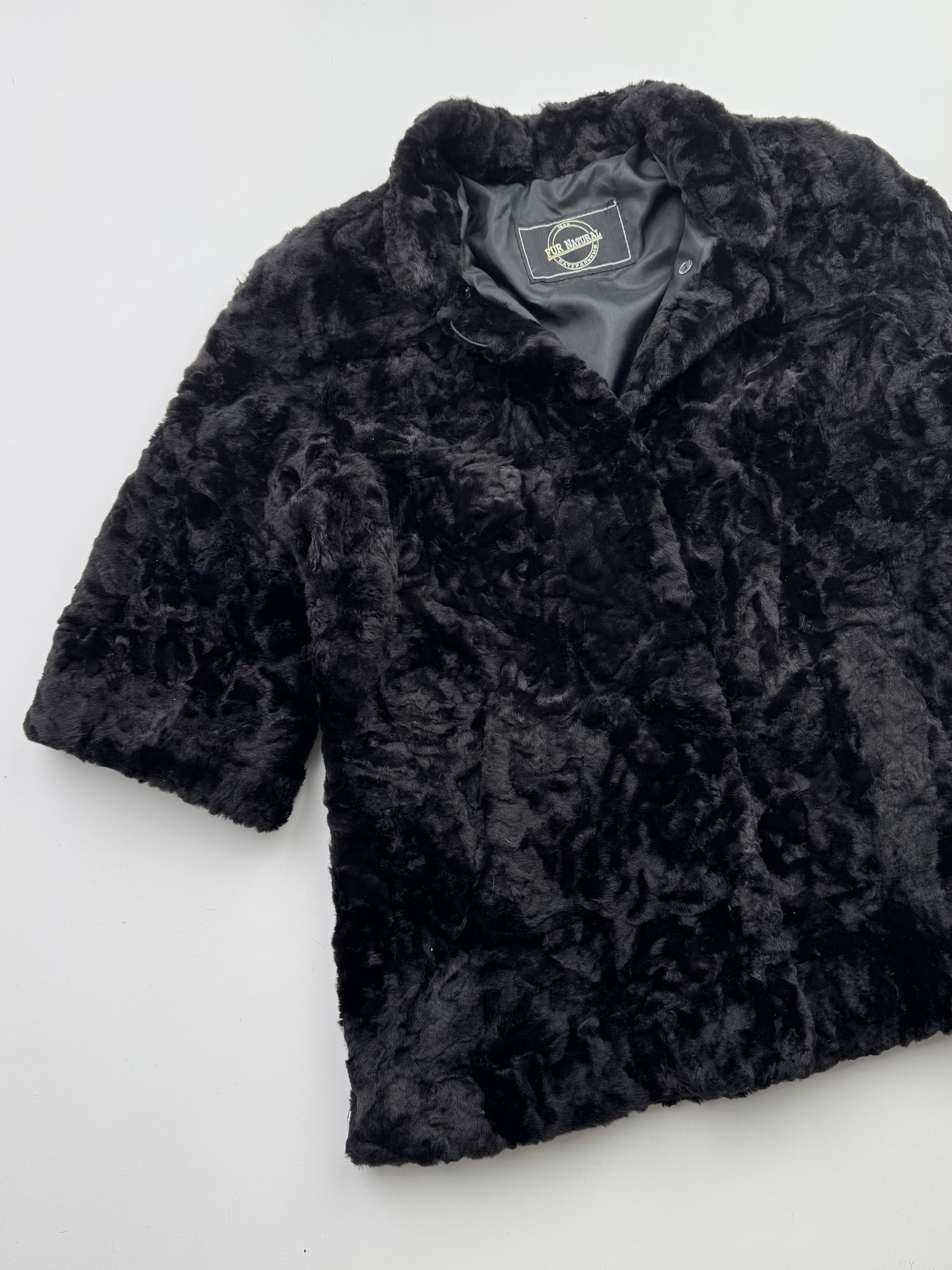 Japanese Brand Vintage Real Fur Jacket With Short Sleeve B391(V114)E2 Size M / US 6-8 / IT 42-44 - 2 Thumbnail