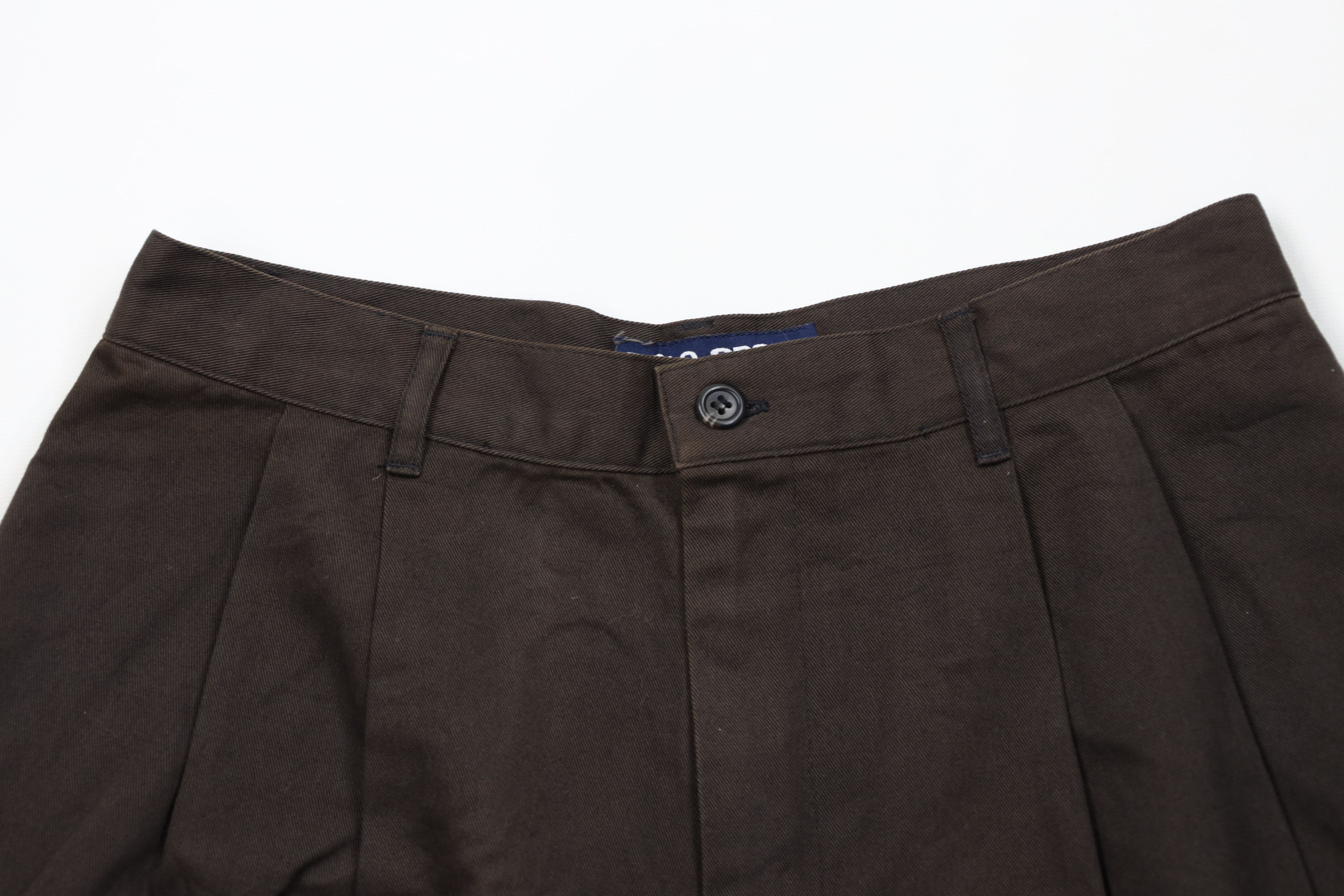 Ralph Lauren × Vintage Vintage 90s Polo Sport Ralph Lauren Pleated Shorts Brown Size 28" / US 6 / IT 42 - 2 Thumbnail