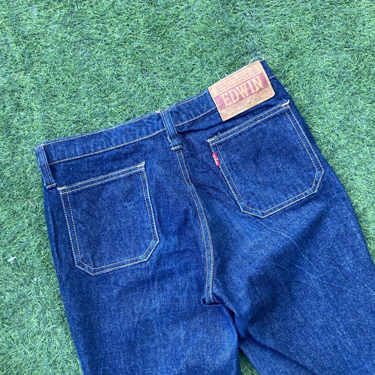 Edwin × Vintage VINTAGE EDWIN BUSHPANT ZIP TALON DISTRESSED JEANS Size US 31 - 7 Thumbnail