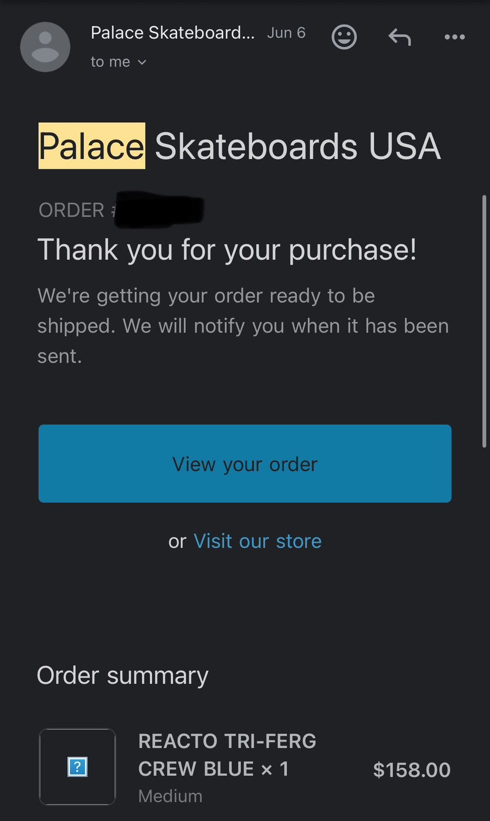 Palace Palace Reacto Tri Ferg Crewneck Sweatshirt Blue Size US M / EU 48-50 / 2 - 7 Thumbnail