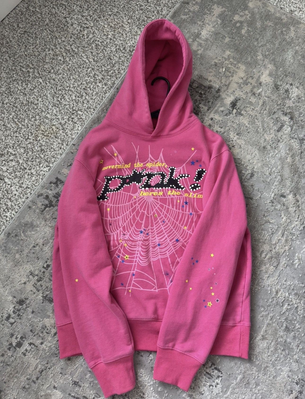 Young Thug SPIDER P*NK HOODIE -S Size US S / EU 44-46 / 1 - 9 Thumbnail