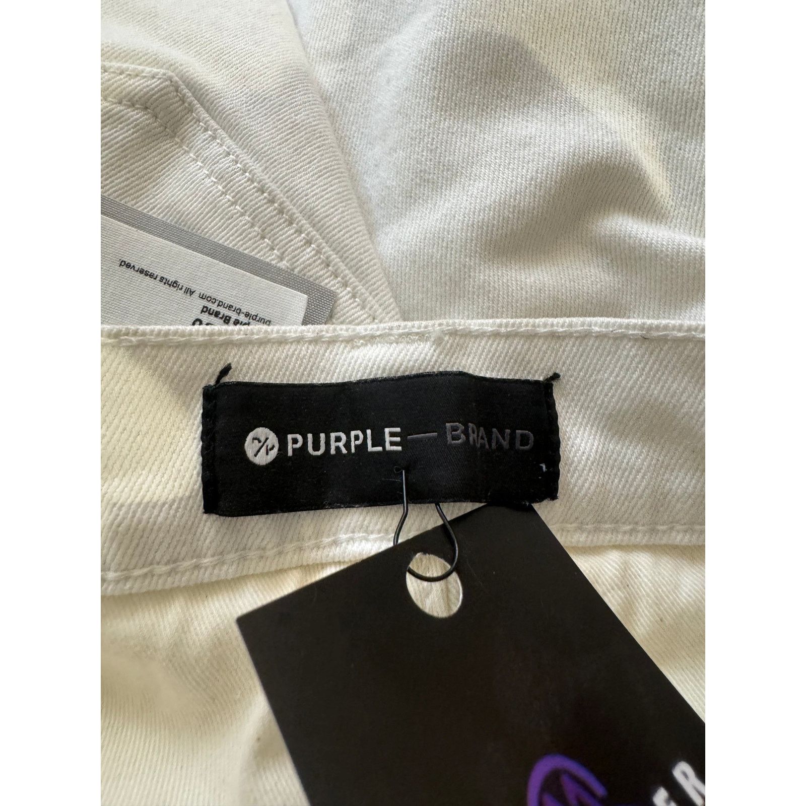 Purple Brand Purple Jeans White Plain Used 36 Size US 36 / EU 52 - 4 Thumbnail