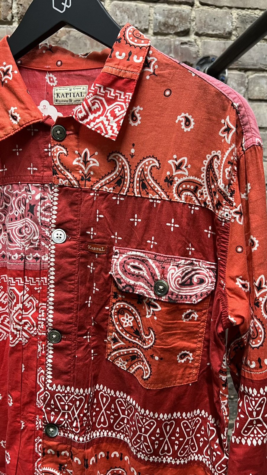 Kapital Kapital Bandana Button Up Sz. 5 Size US L / EU 52-54 / 3 - 3 Thumbnail