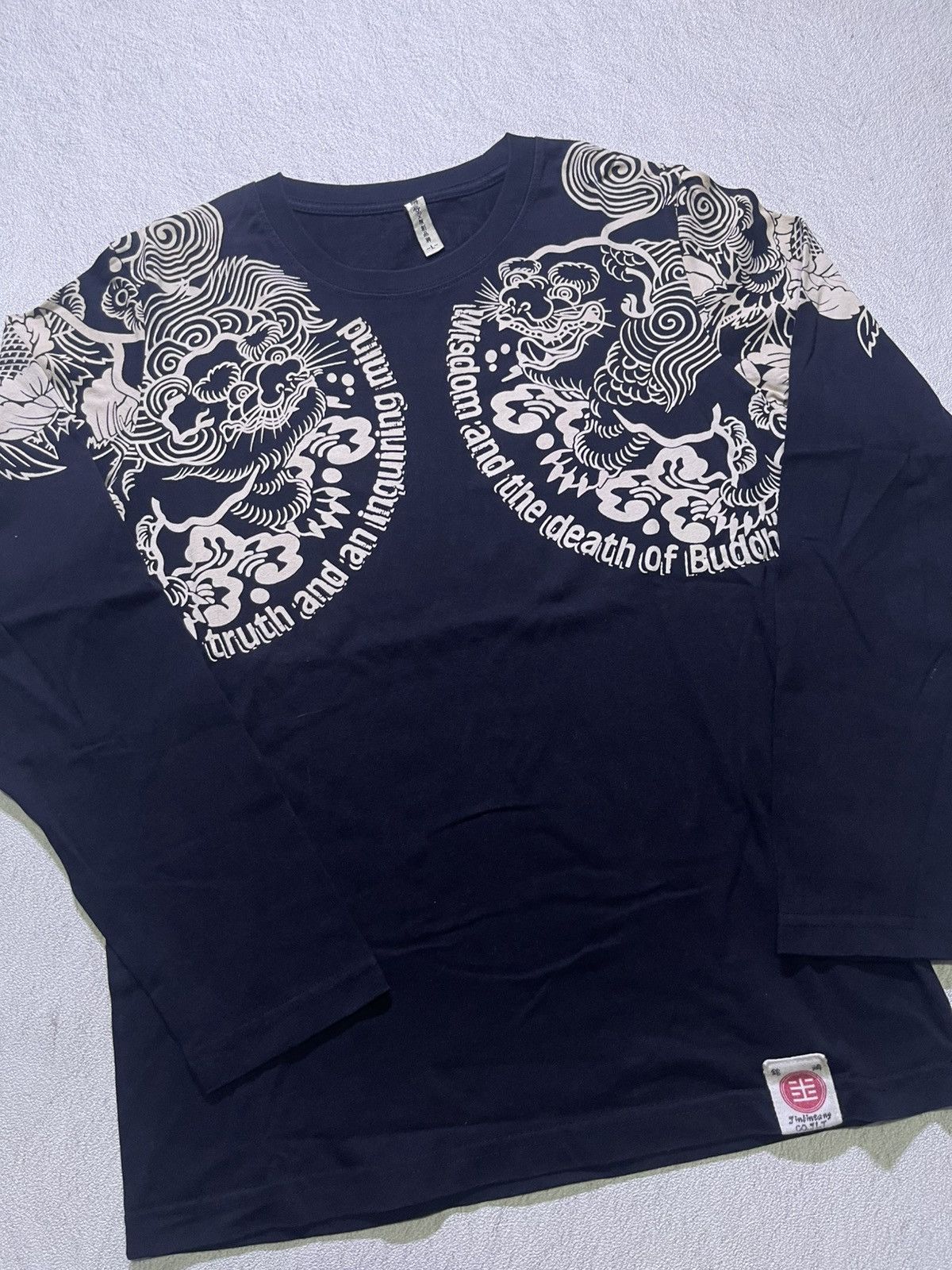 Japanese Brand Y2K JIM LING TANG long sleeve tshirt japanese style Size US M / EU 48-50 / 2 - 5 Thumbnail