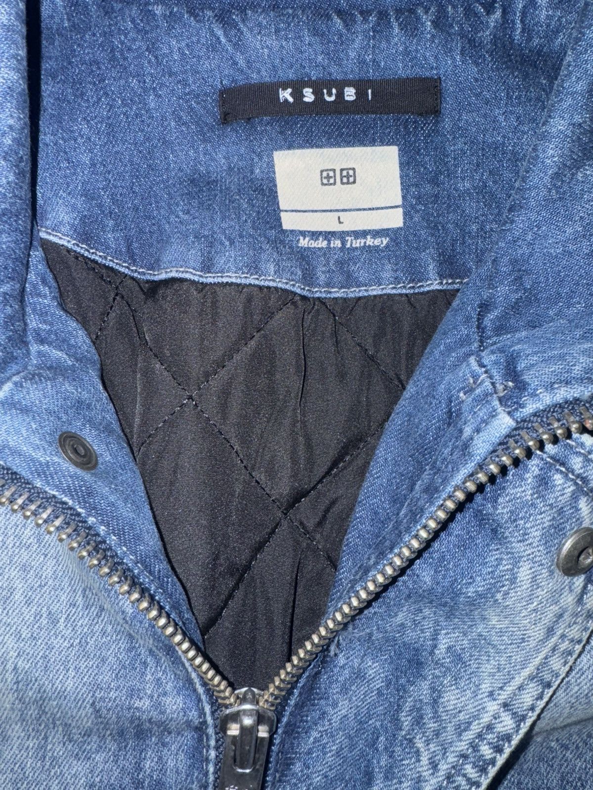 Ksubi Ksubi Kolossus Denim Jacket Stone Blue Size US L / EU 52-54 / 3 - 2 Thumbnail