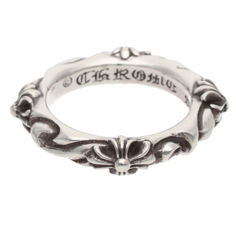 Chrome Hearts Chrome Hearts SBT Band Silver Ring Size ONE SIZE - 1 Thumbnail