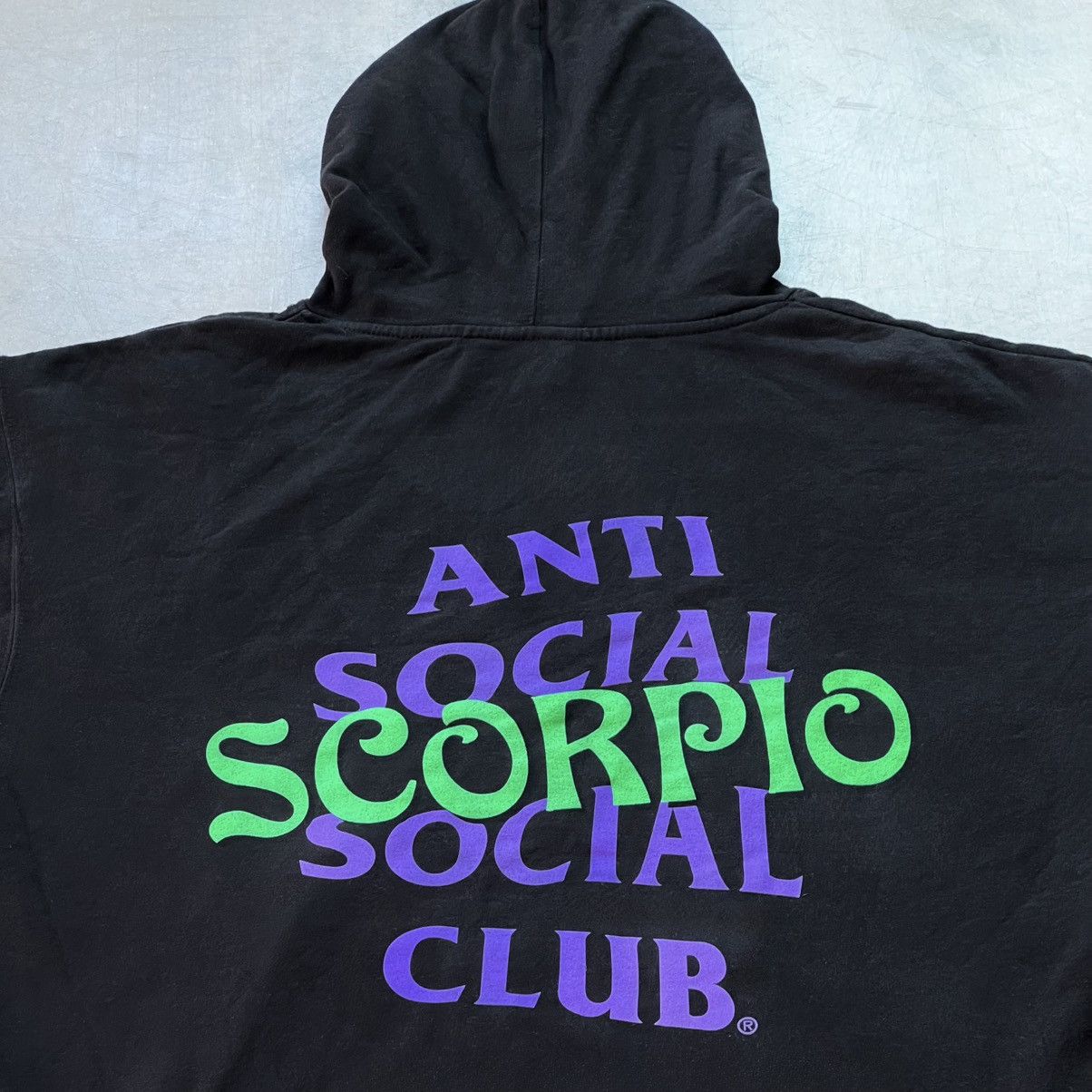 Anti Social Social Club 🖤 ASSC SCORPIO HOODIE - ASTROLOGY ZODIAC COLLECTION 2021 Size US XL / EU 56 / 4 - 15 Thumbnail