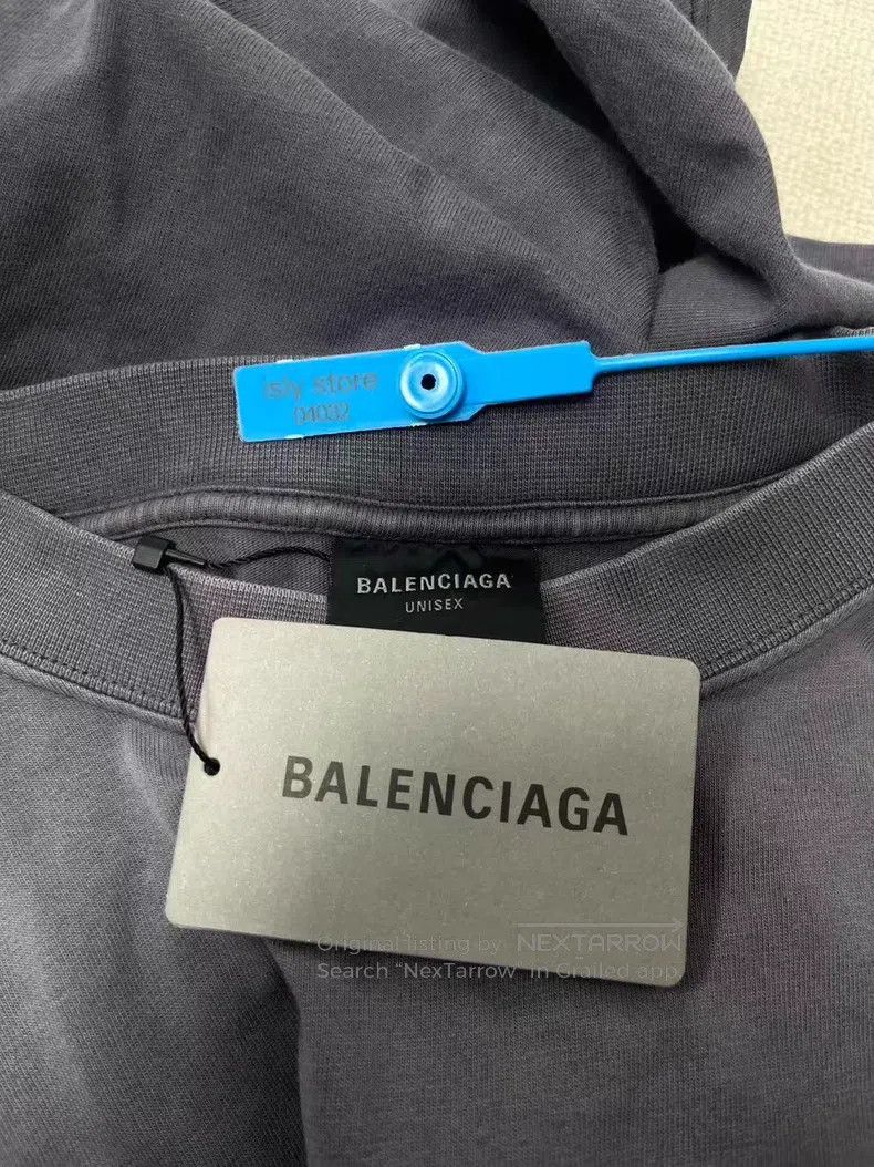 Balenciaga Balenciaga Letter Logo Print Round Neck Short Sleeve T-Shi Size US S / EU 44-46 / 1 - 5 Thumbnail
