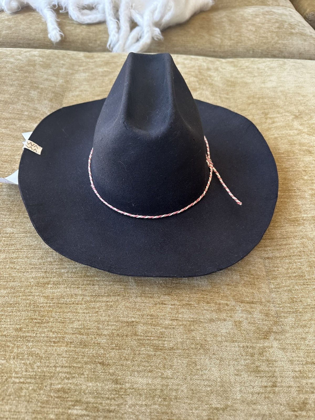 image of Visvim Vin Cowboy Hat Black M/l, Men's
