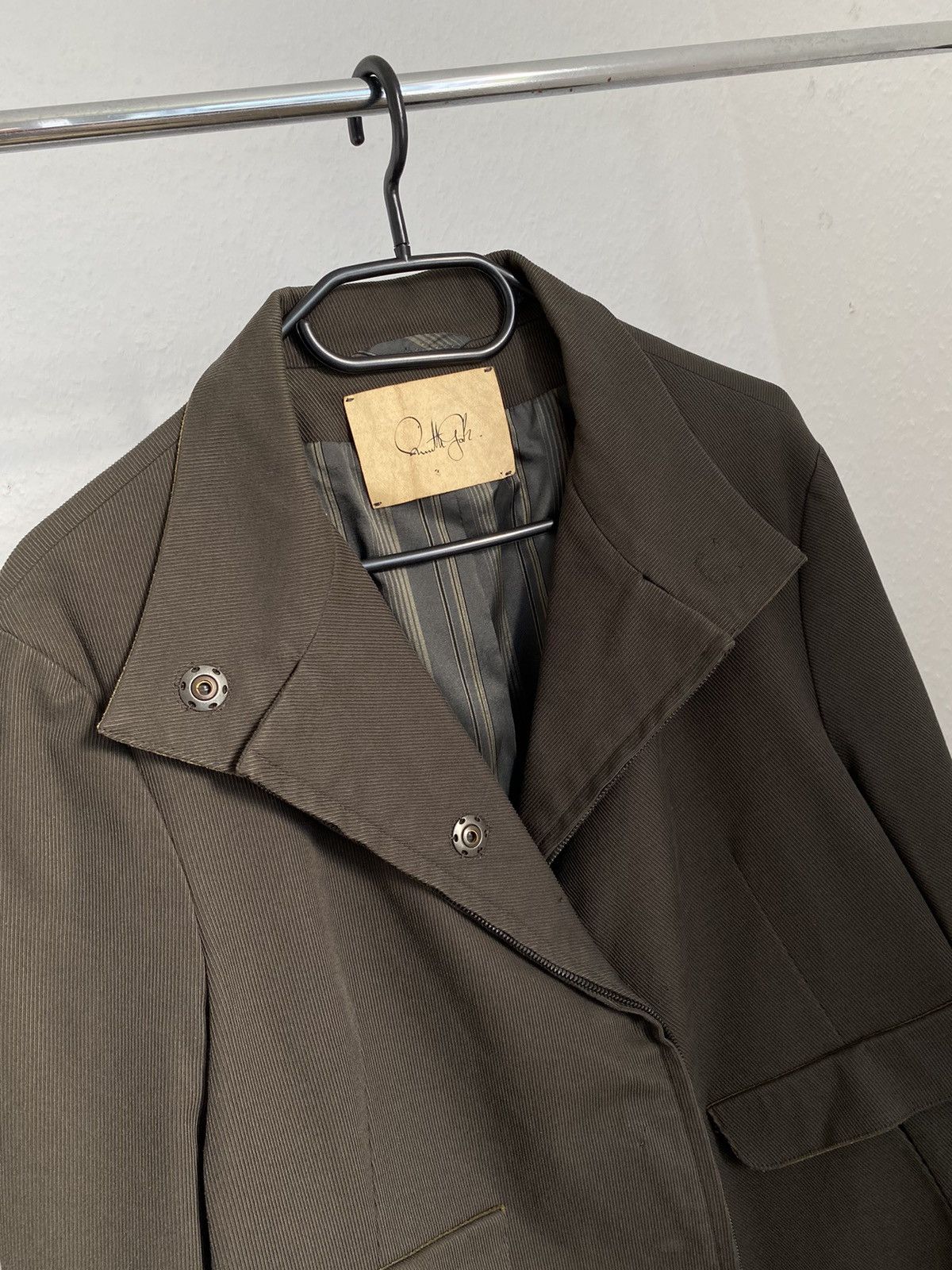 Annette Gortz Annette Gortz Cotton Jacket Sz 44 Khaki like Rundholz Oska Size L / US 10 / IT 46 - 2 Thumbnail