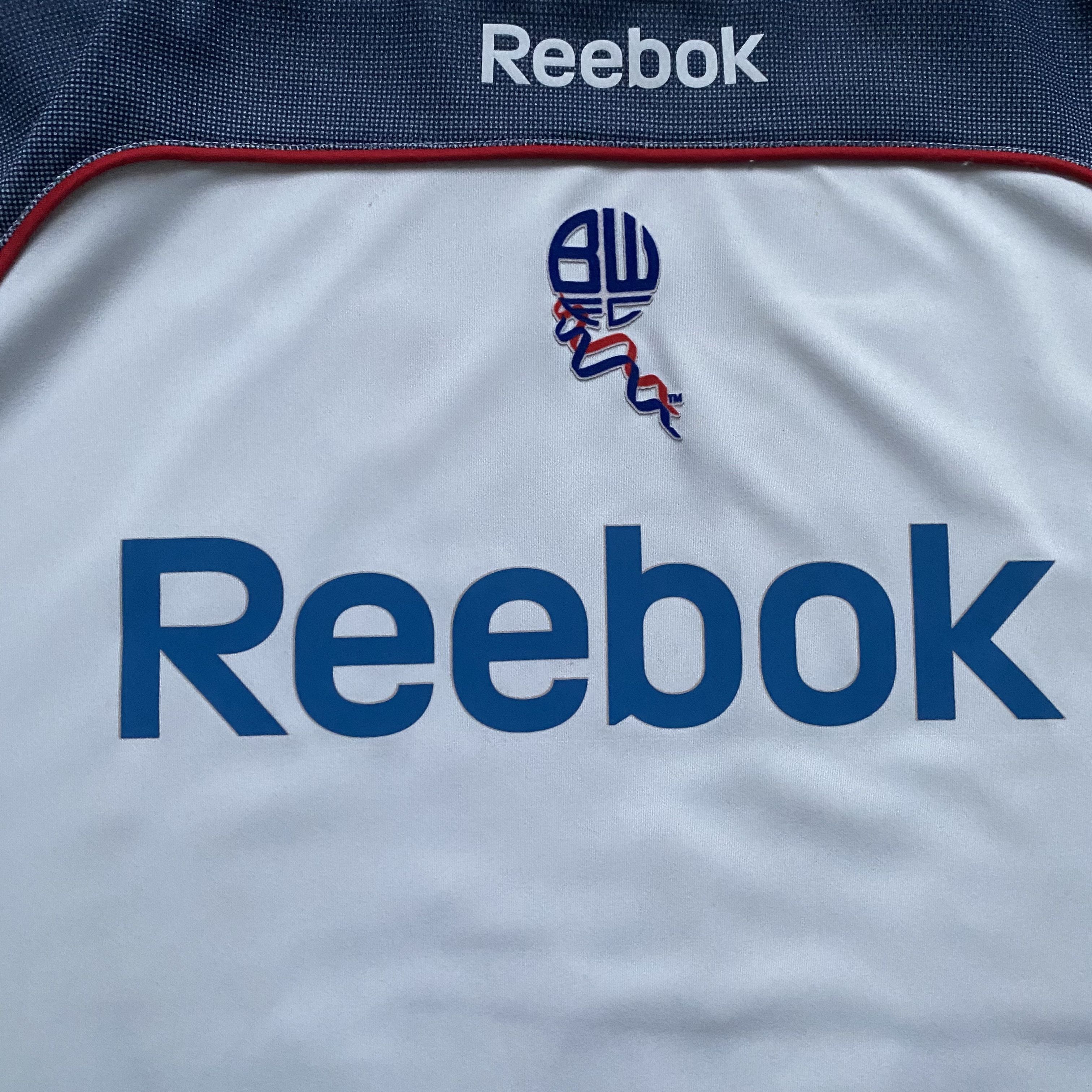 Reebok ⚽️Vintage Reebok Bolton Wanderers Soccer jersey #40 Blockore Size US XXL / EU 58 / 5 - 7 Thumbnail