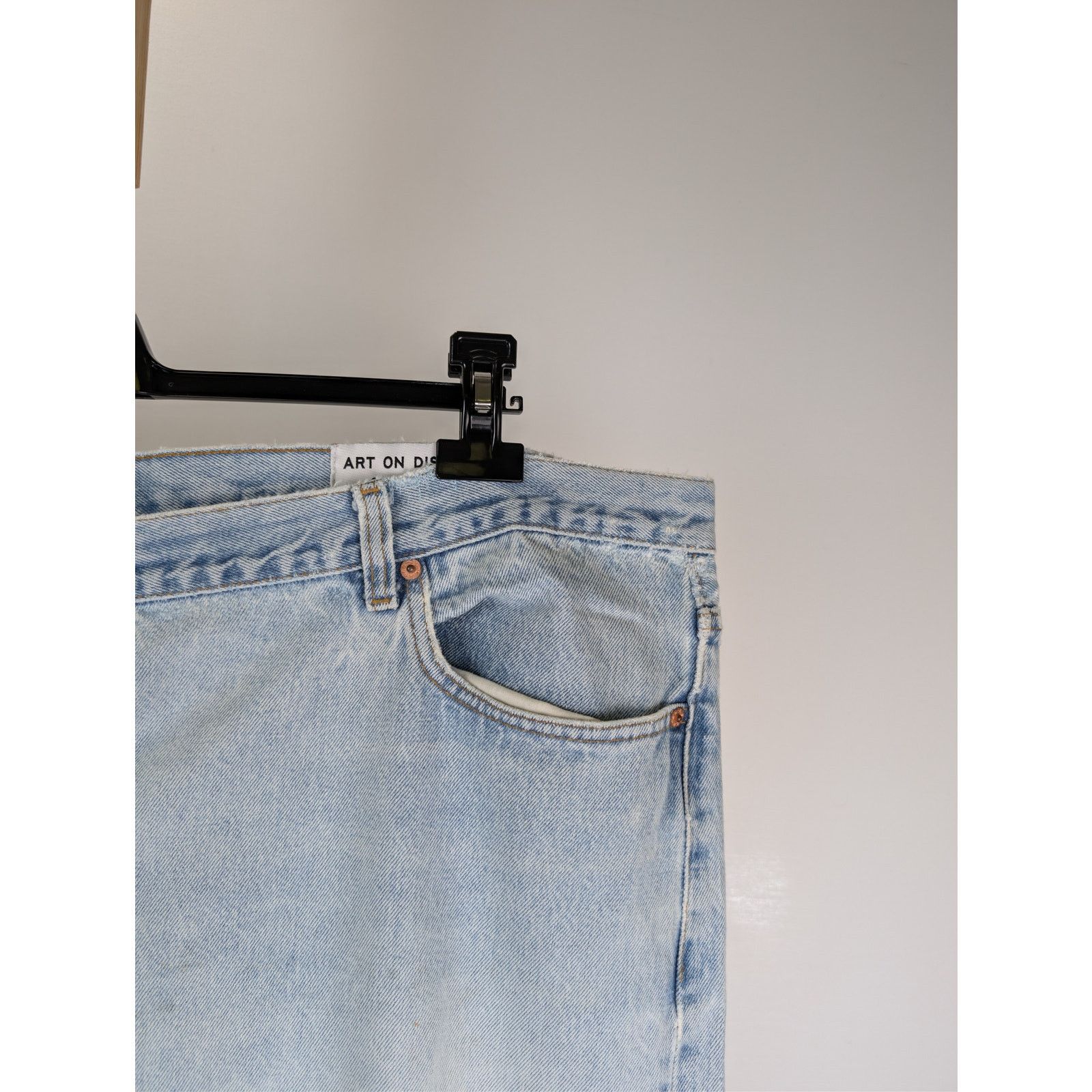 Gallery Dept. o1rshd1 Ken Ripped slim-cut Denim Jeans in Blue Denim Size US 40 / EU 56 - 6 Thumbnail