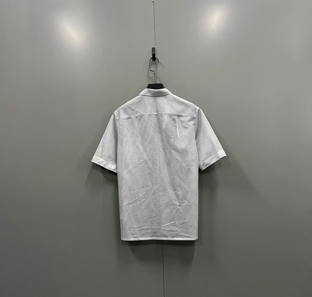 Dior Dior Grey-Blue Patch Logo Hollow Out Shirt J41 Size US M / EU 48-50 / 2 - 2 Thumbnail