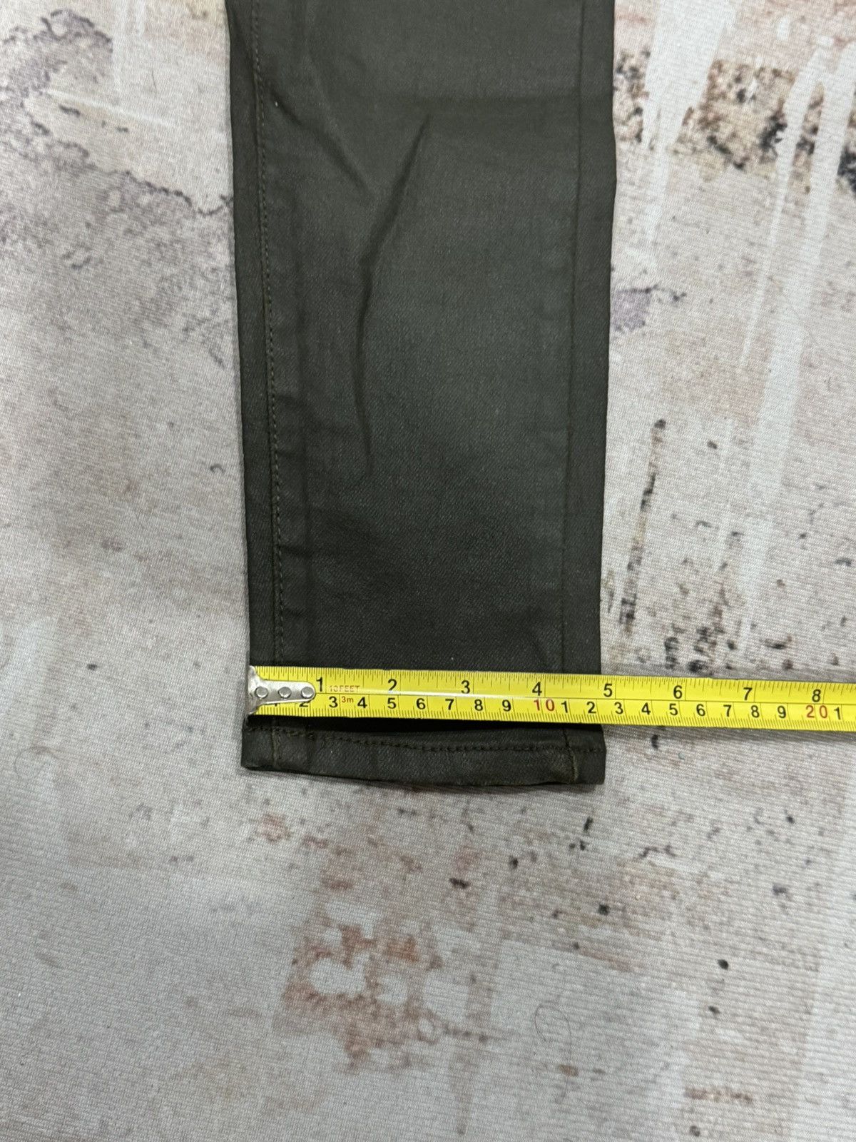 Acne Studios ACNE studio - skinny wax military green jeans Size 30" / US 8 / IT 44 - 10 Thumbnail