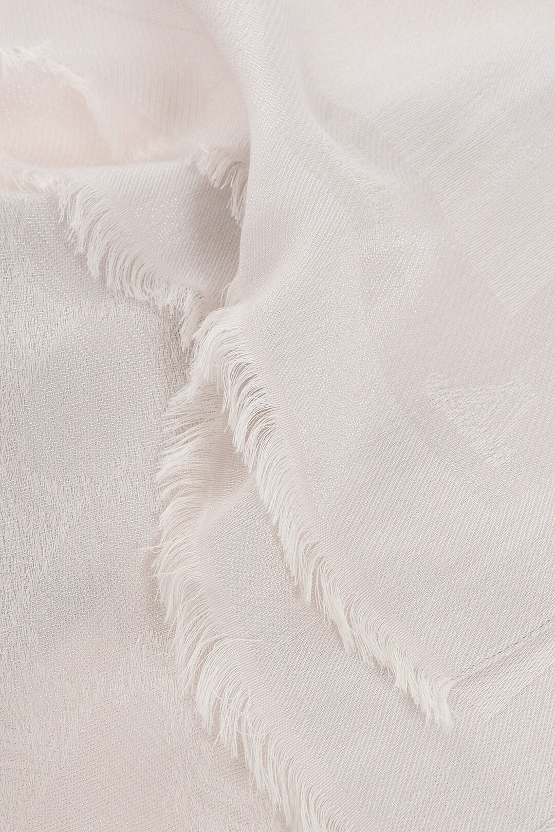 Max Mara og1mm0426 Size: OS / Wool-Blend Jacquard Scarf in Pink Size ONE SIZE - 3 Thumbnail