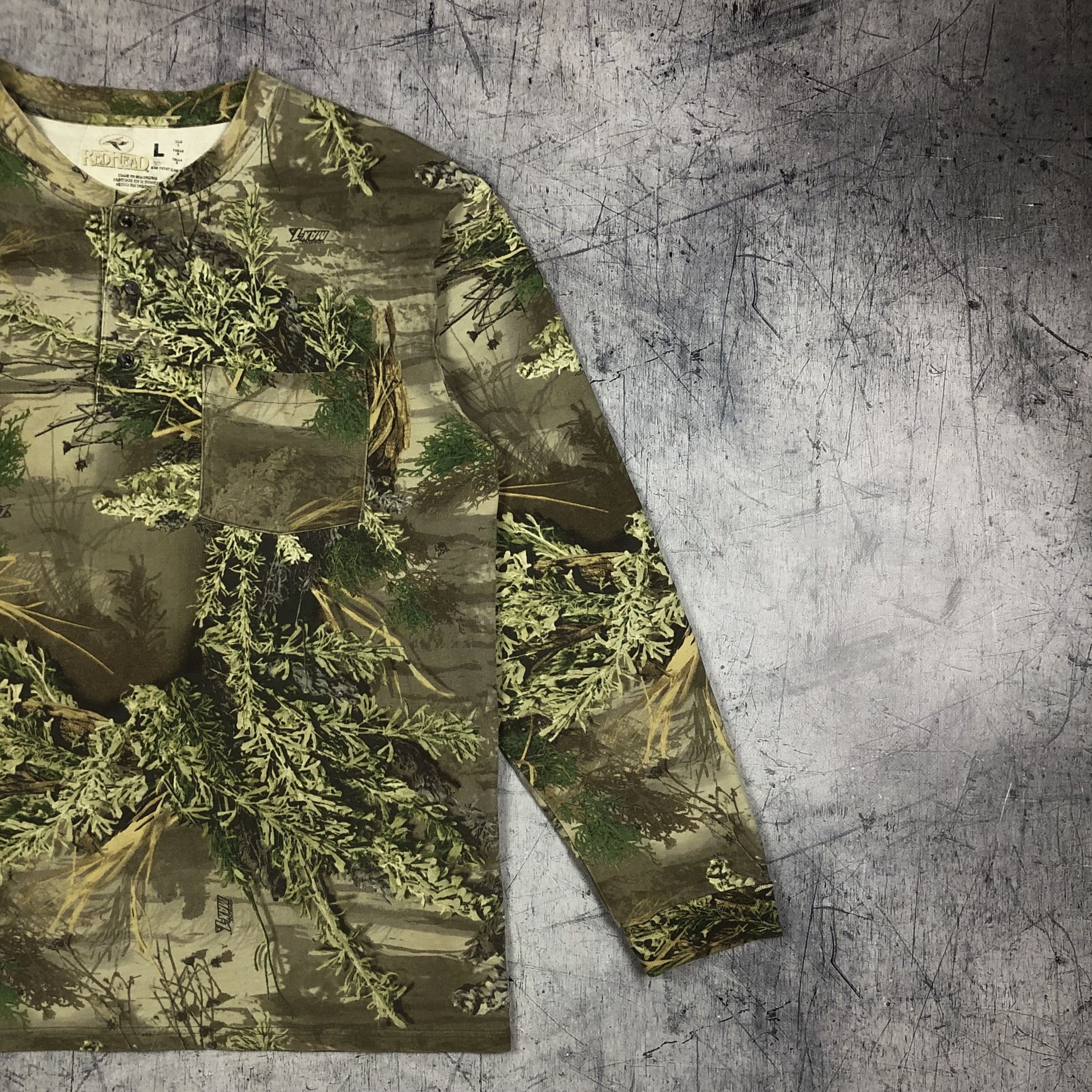 Realtree Realtree Jungle Forest Wood Needles Long Sleeve Tee Size US L / EU 52-54 / 3 - 3 Thumbnail