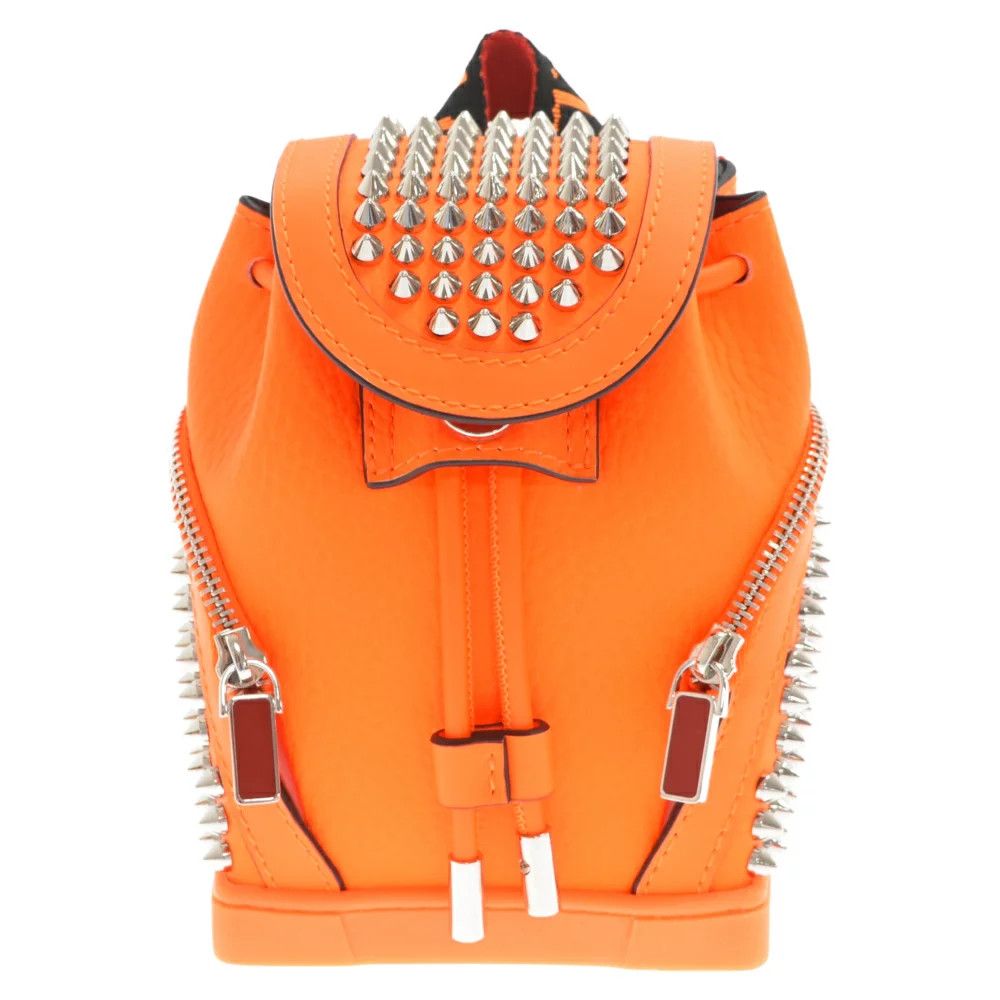 image of Christian Louboutin Mini Explorer Backpack Rucksack Orange, Women's