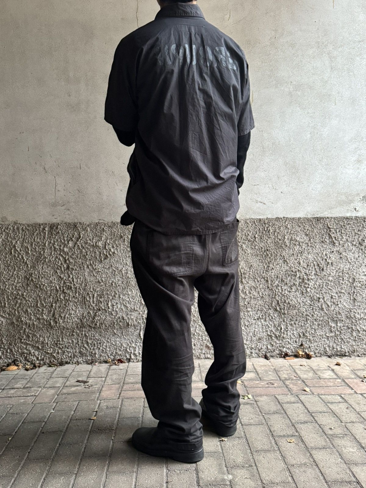 Undercover Undercover S/S 99 “Groupie” Mechanic Half Zip Work Shirt Size US L / EU 52-54 / 3 - 18 Thumbnail
