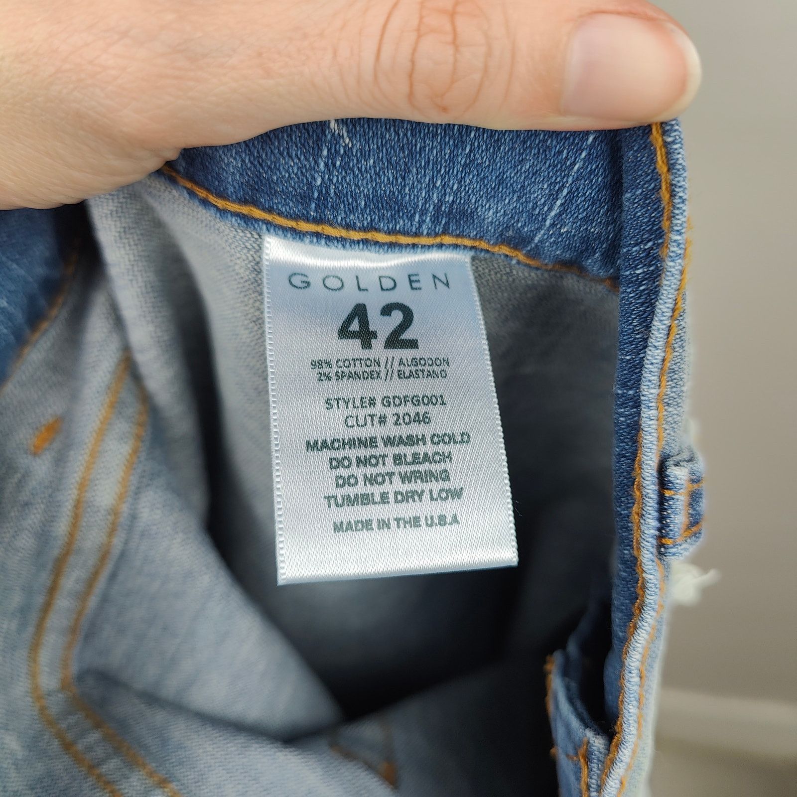 Other Golden Denim The Patchwork Mykonos Flared Jeans Mens 42 Size US 34 / EU 50 - 9 Thumbnail