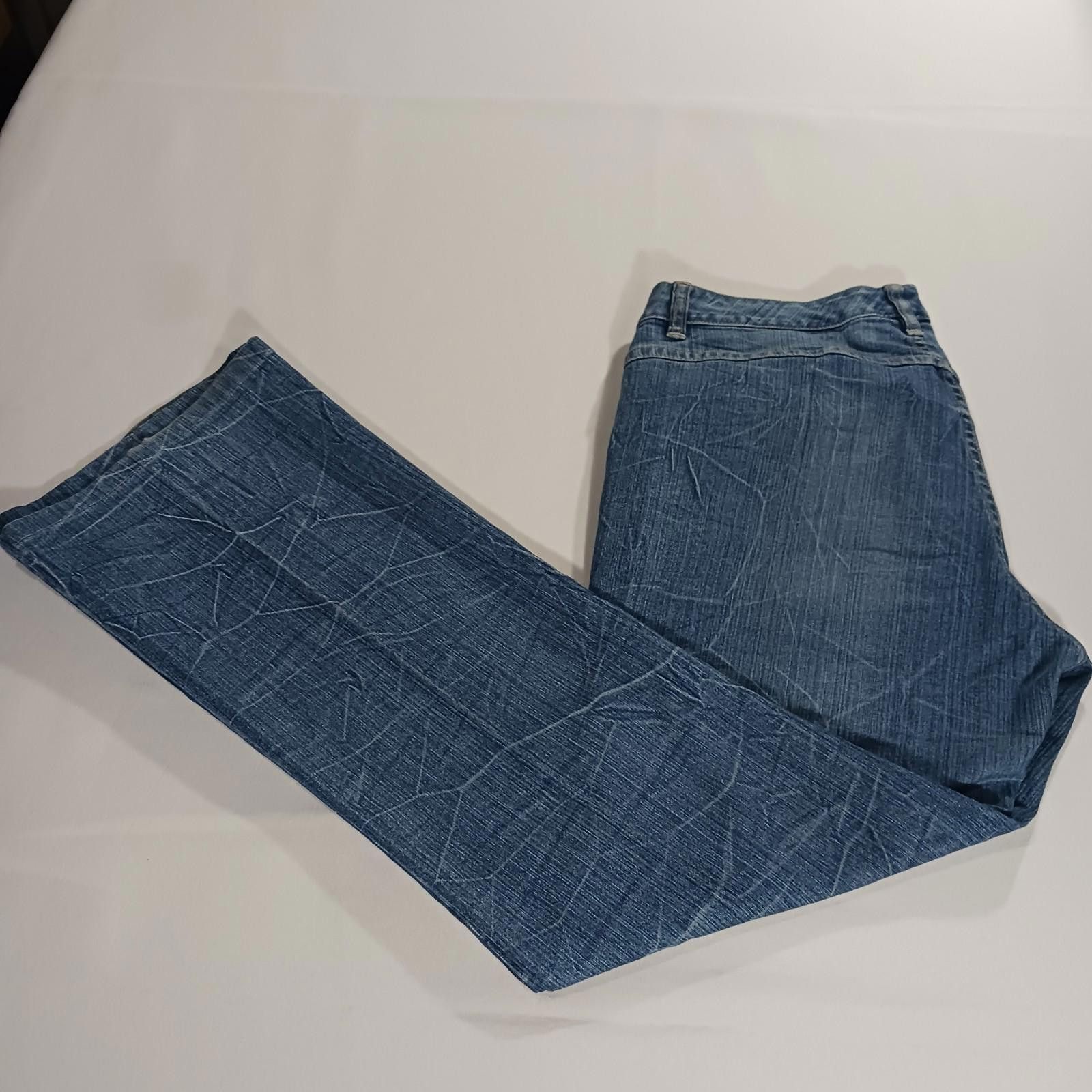 Other Bisou Bisou Michele Bohbot Women Blue Jeans Size 10 (32×29) Size 32" / US 10 / IT 46 - 1 Thumbnail
