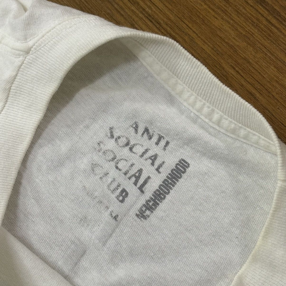 Anti Social Social Club × Japanese Brand × Neighborhood Anti Social Social Club x Neighborhood Filth Fury Tee White Size US M / EU 48-50 / 2 - 4 Thumbnail