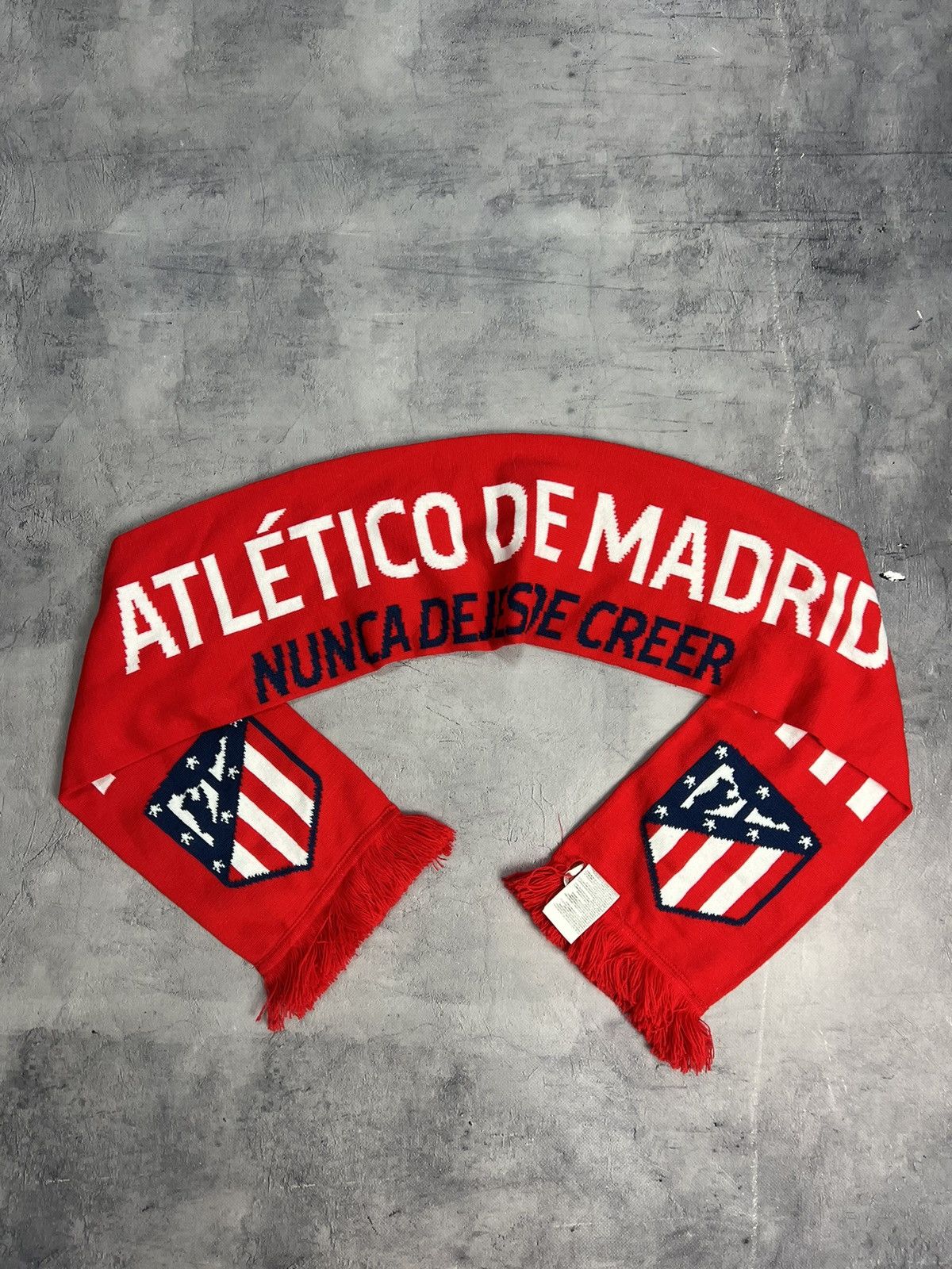 Vintage Vtg Atletico De Madrid Scarf Product Official Size ONE SIZE - 1 Thumbnail