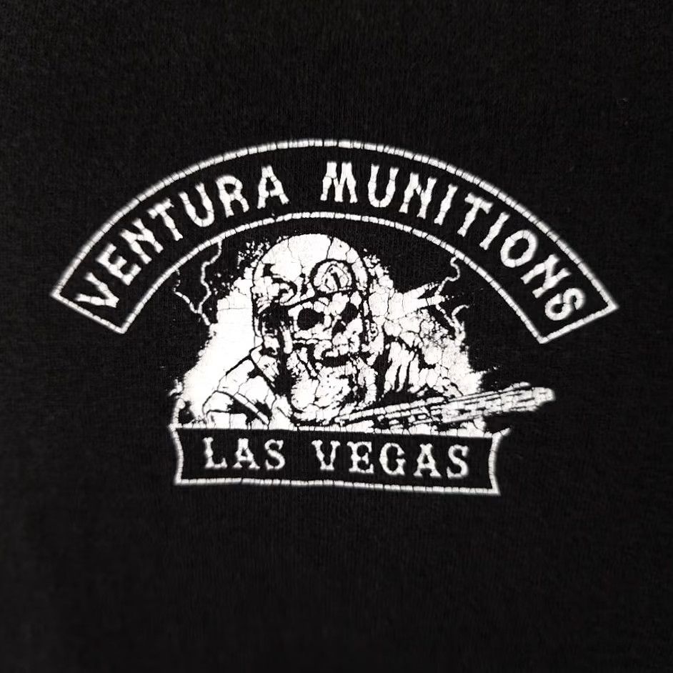 Vintage Ventura Munitions T Shirt Mens 2XL Black Skeleton Soldier 2nd Amendment Shirt Mens Black Skeleton Soldier 2nd Amendment Size US XXL / EU 58 / 5 - 3 Thumbnail
