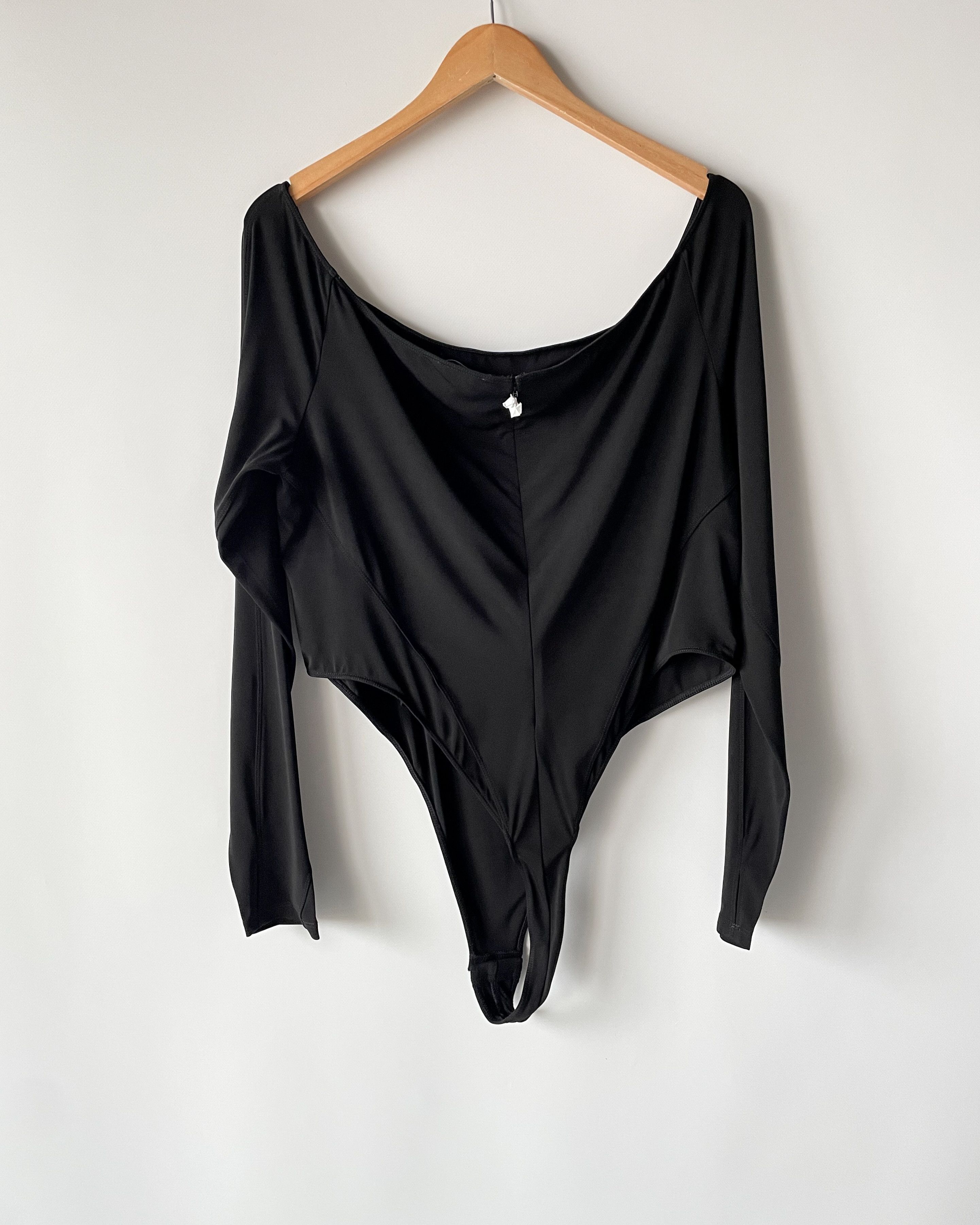 H&M × Mugler H&M x Mugler Women’s Off Shoulder Bodysuit Size XXL / US 16-18 / IT 52-54 - 6 Thumbnail