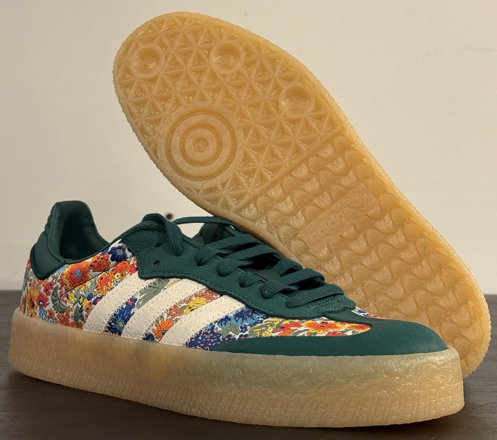 Adidas Size 9.5 - Liberty London x adidas Sambae Floral Size US 9.5 / IT 39.5 - 6 Thumbnail