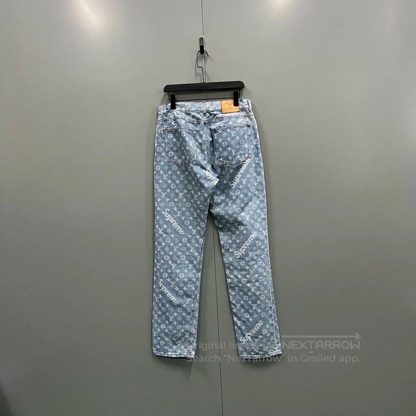 Louis Vuitton Louis Vuitton x Supreme Blue Denim Jeans. Size US 34 / EU 50 - 2 Thumbnail
