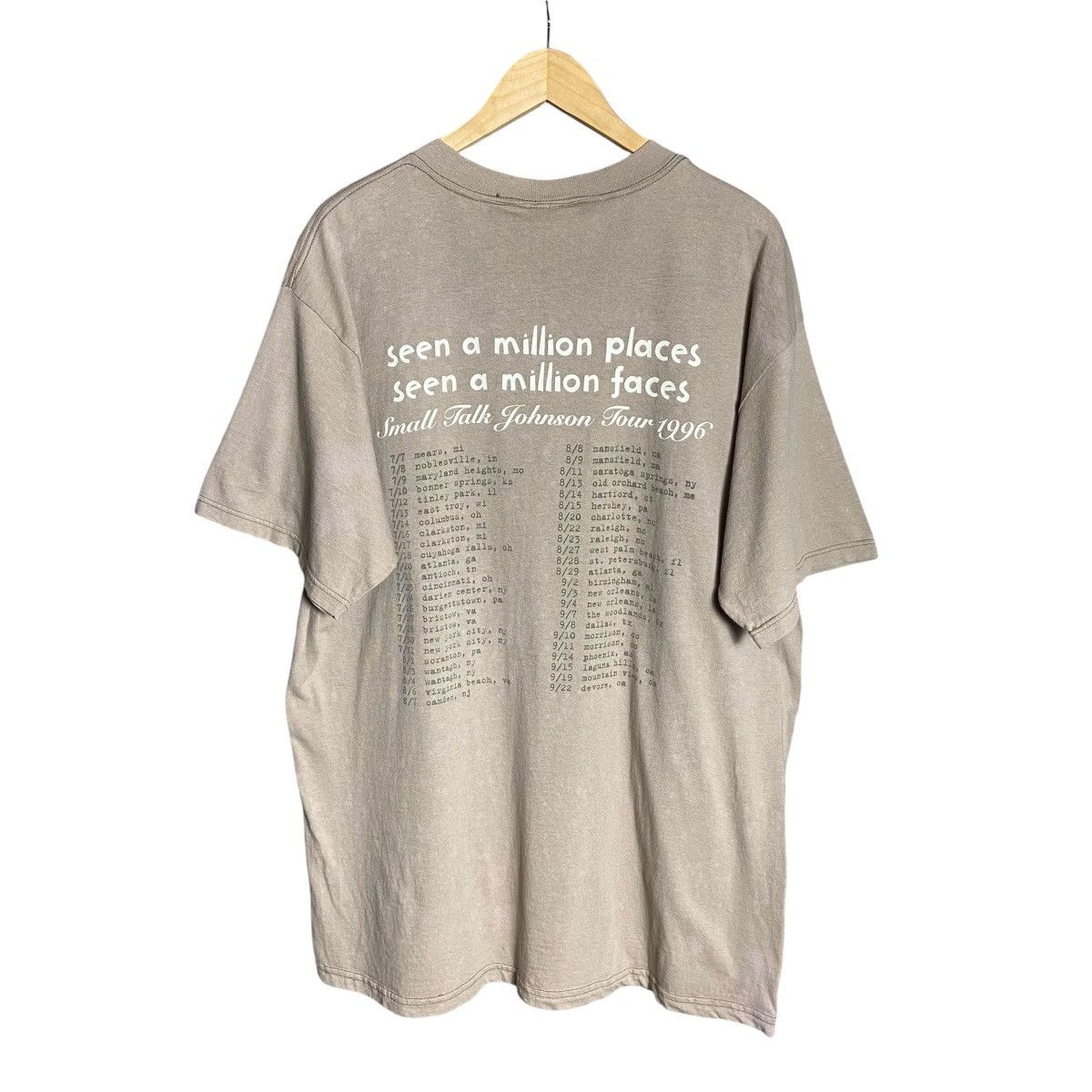 Band Tees × Vintage Vintage 90s Hootie And The Blowfish Tour Band T-Shirt Size US XL / EU 56 / 4 - 2 Thumbnail