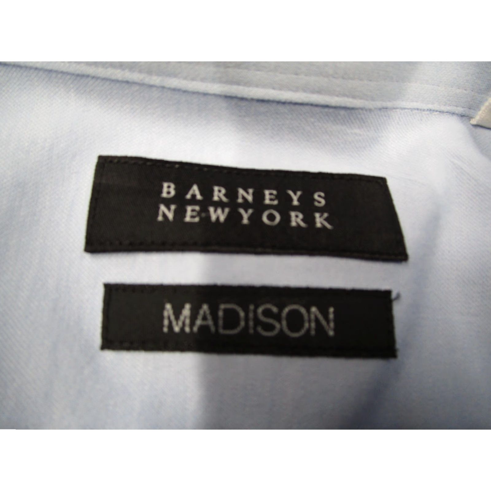 Madison Barneys New York Madison Shirt Mens 15.5 39 Blue Button Down Made in Japan Dress Shirt Long Sleeve Semi-Formal Office Casual Size US M / EU 48-50 / 2 - 3 Thumbnail