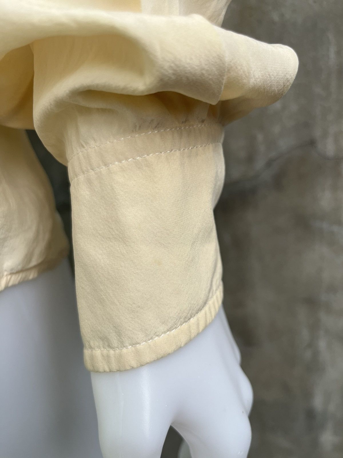 Yves Saint Laurent Crystal Button Chiffon Blouse Size S / US 4 / IT 40 - 6 Thumbnail