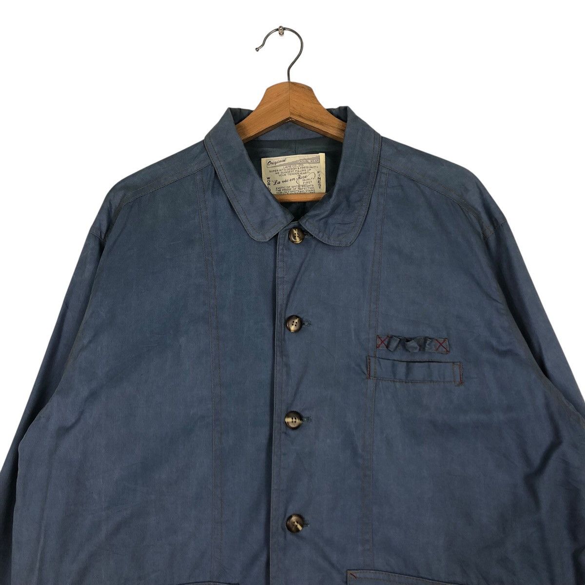 Japanese Brand Vintage Chore Jacket World Finest Issey Miyake Multi Pocket Size US M / EU 48-50 / 2 - 3 Thumbnail